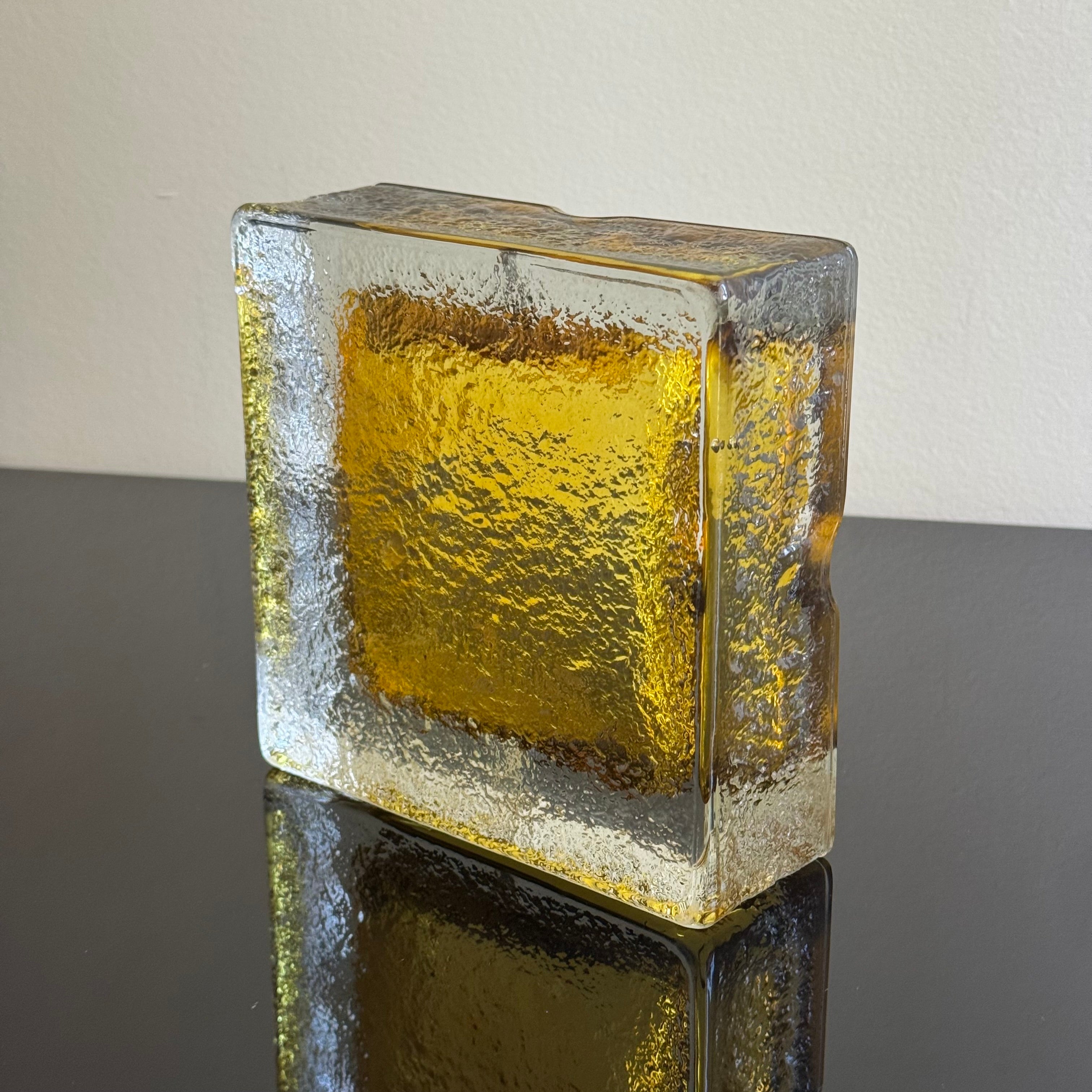 Cinzeiro Murano “Ice” Walther Kristallglass