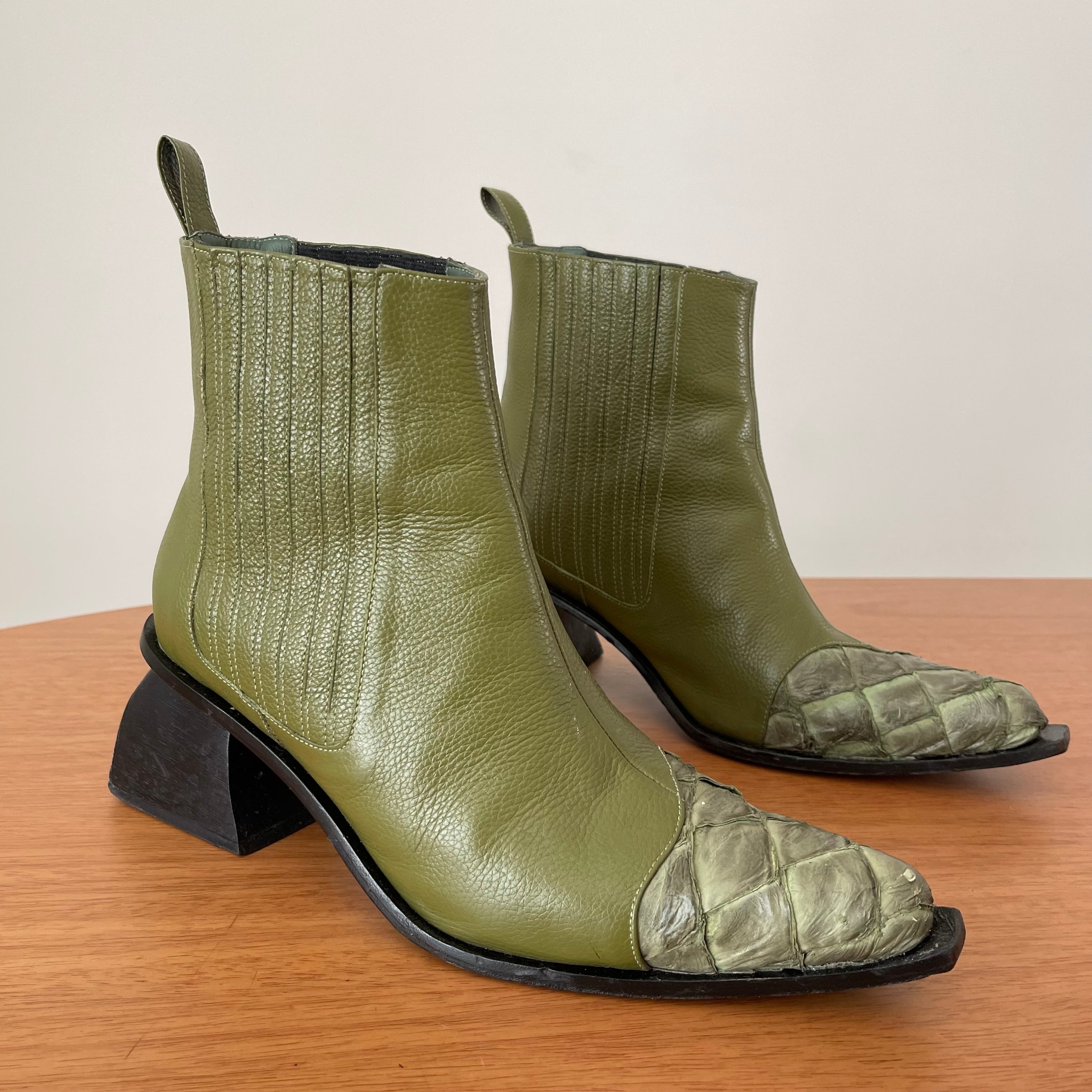 Misci Bota Peão Pirarucu Verde