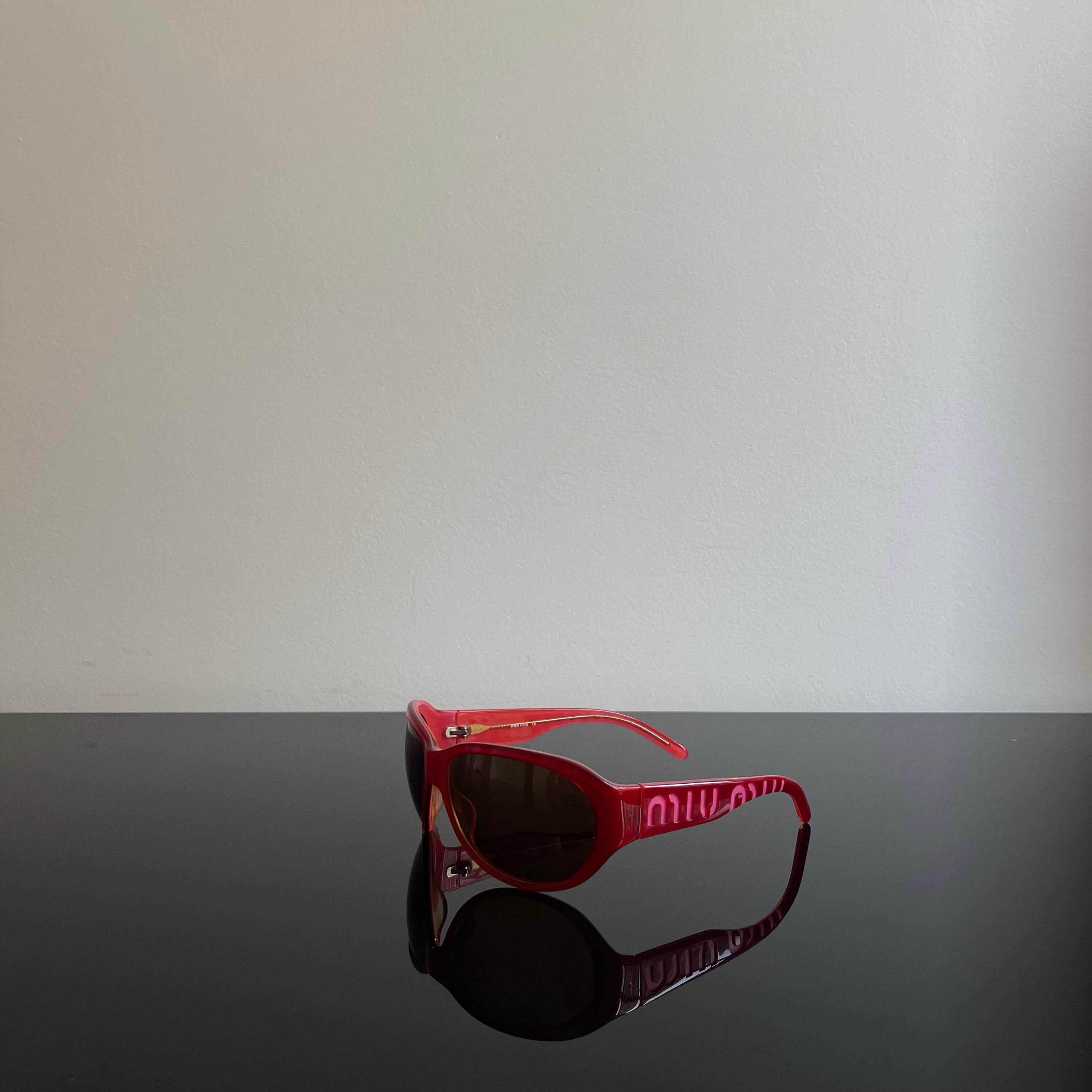 Miu Miu SMU06F Red Sunglasses