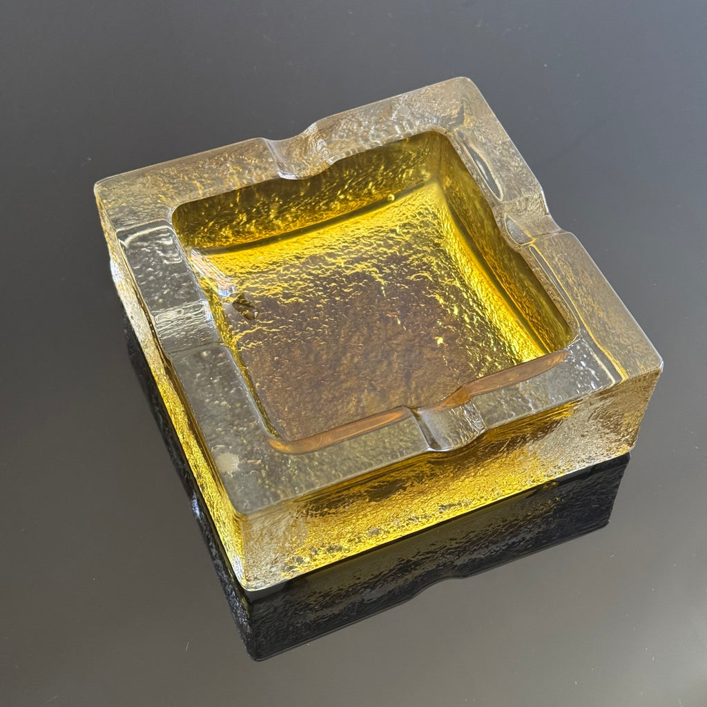 Cinzeiro Murano “Ice” Walther Kristallglass