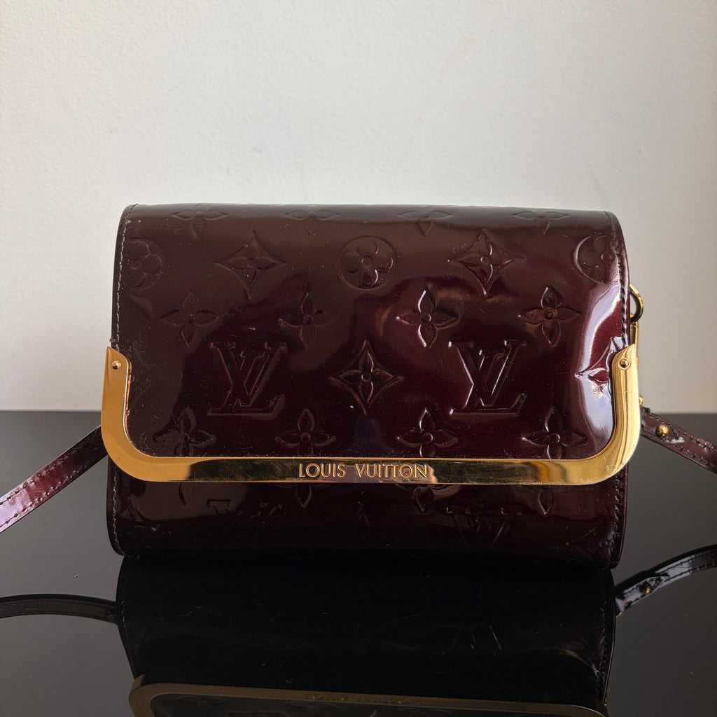 Louis Vuitton Amarante Monogram Vernis Rossmore PM Bag