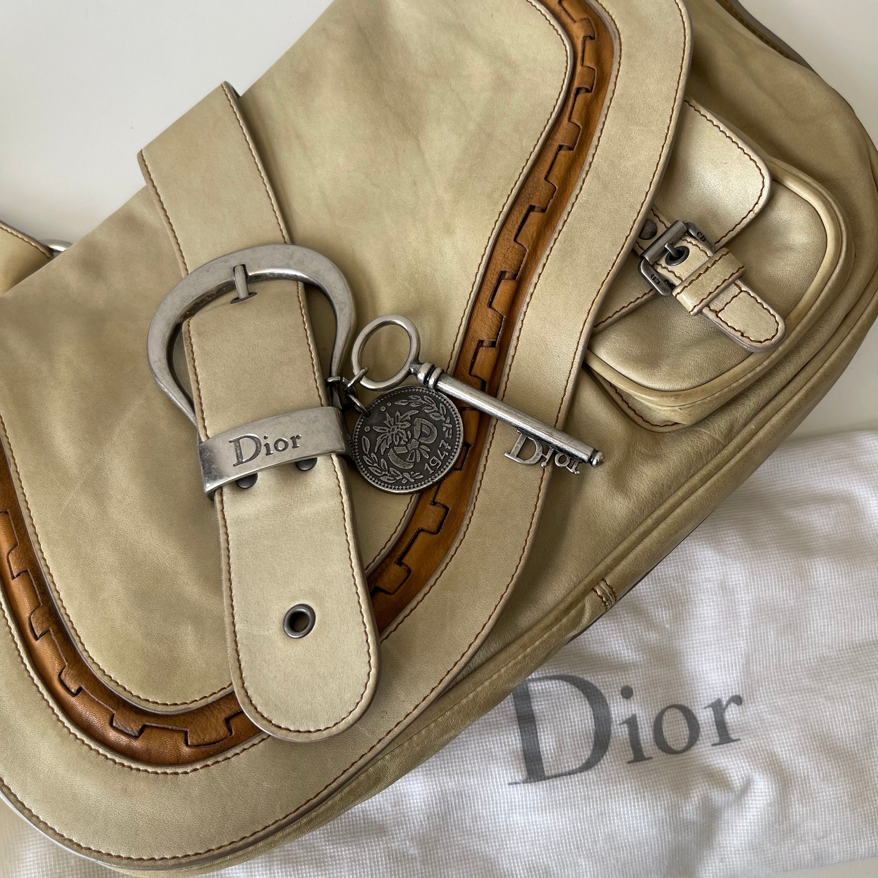Christian Dior Saddle Gaucho Bag