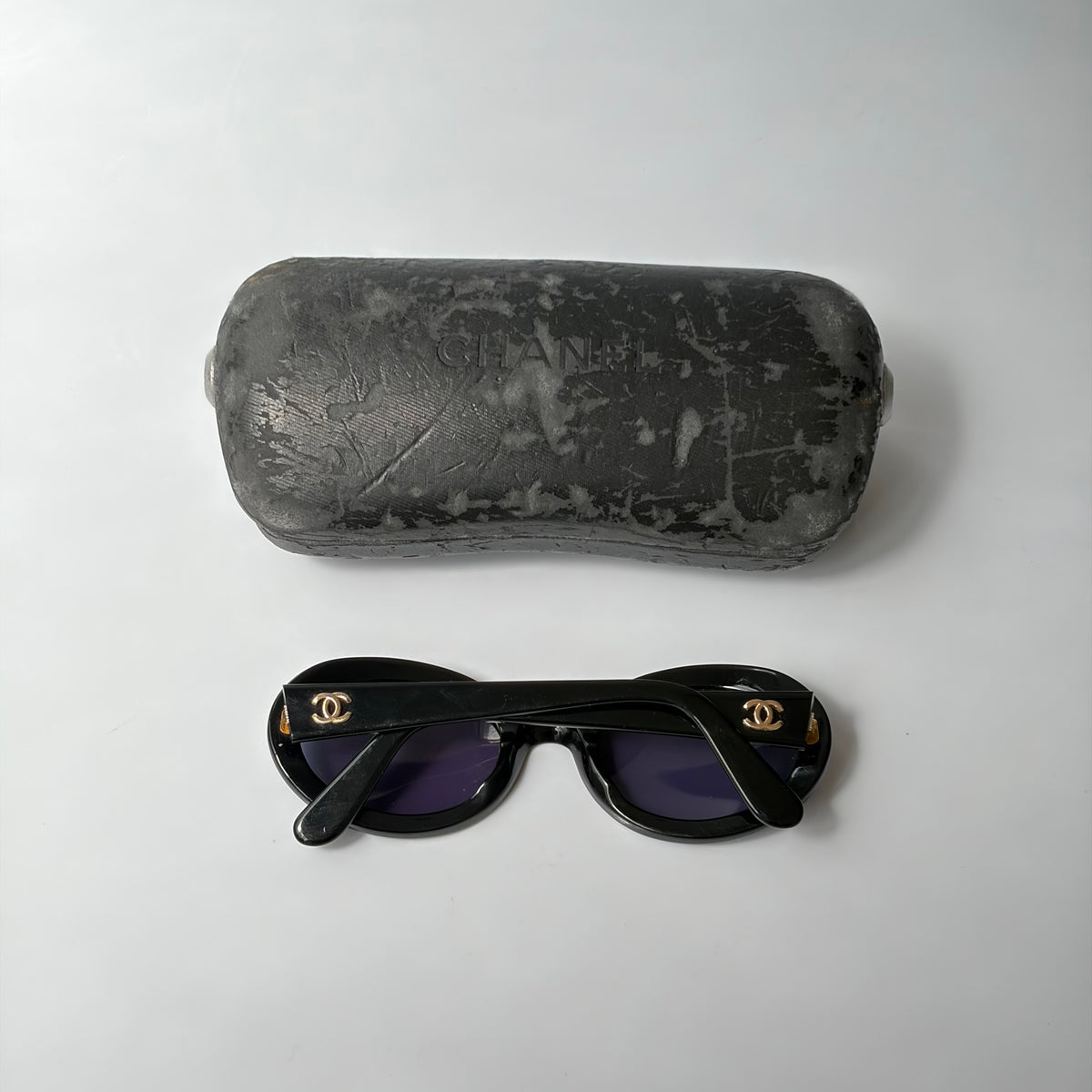 Chanel Round Black Sunglasses