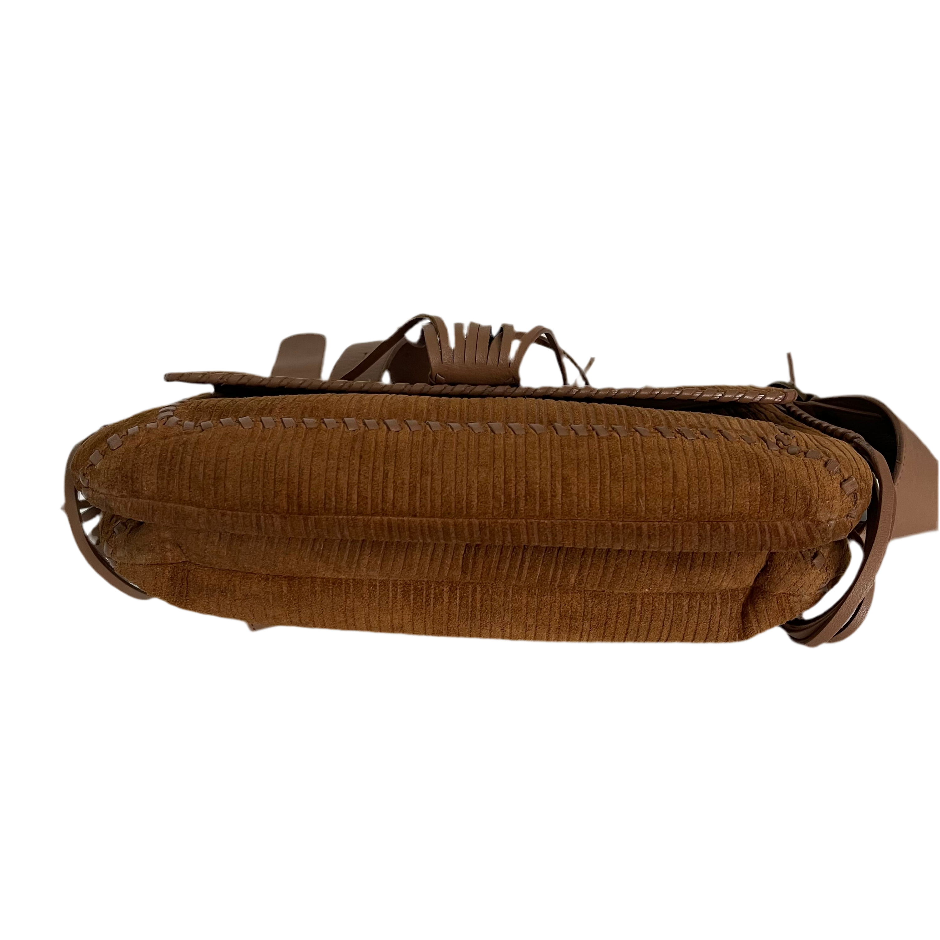 Givenchy Fringe Suede Crossbody Bag