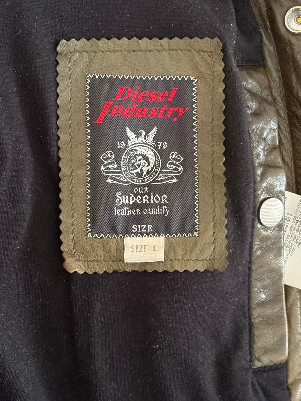Diesel KAOS Leather Jacket