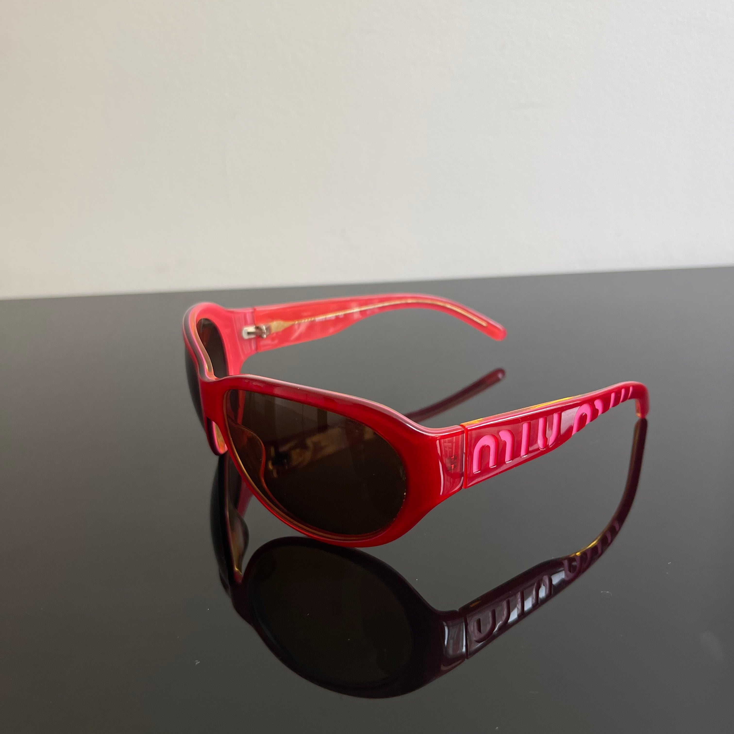 Miu Miu SMU06F Red Sunglasses