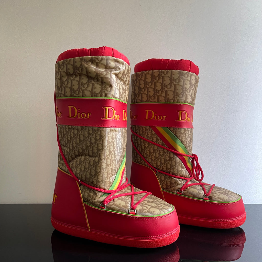 Christian Dior Rasta Diorissimo Moon Boots