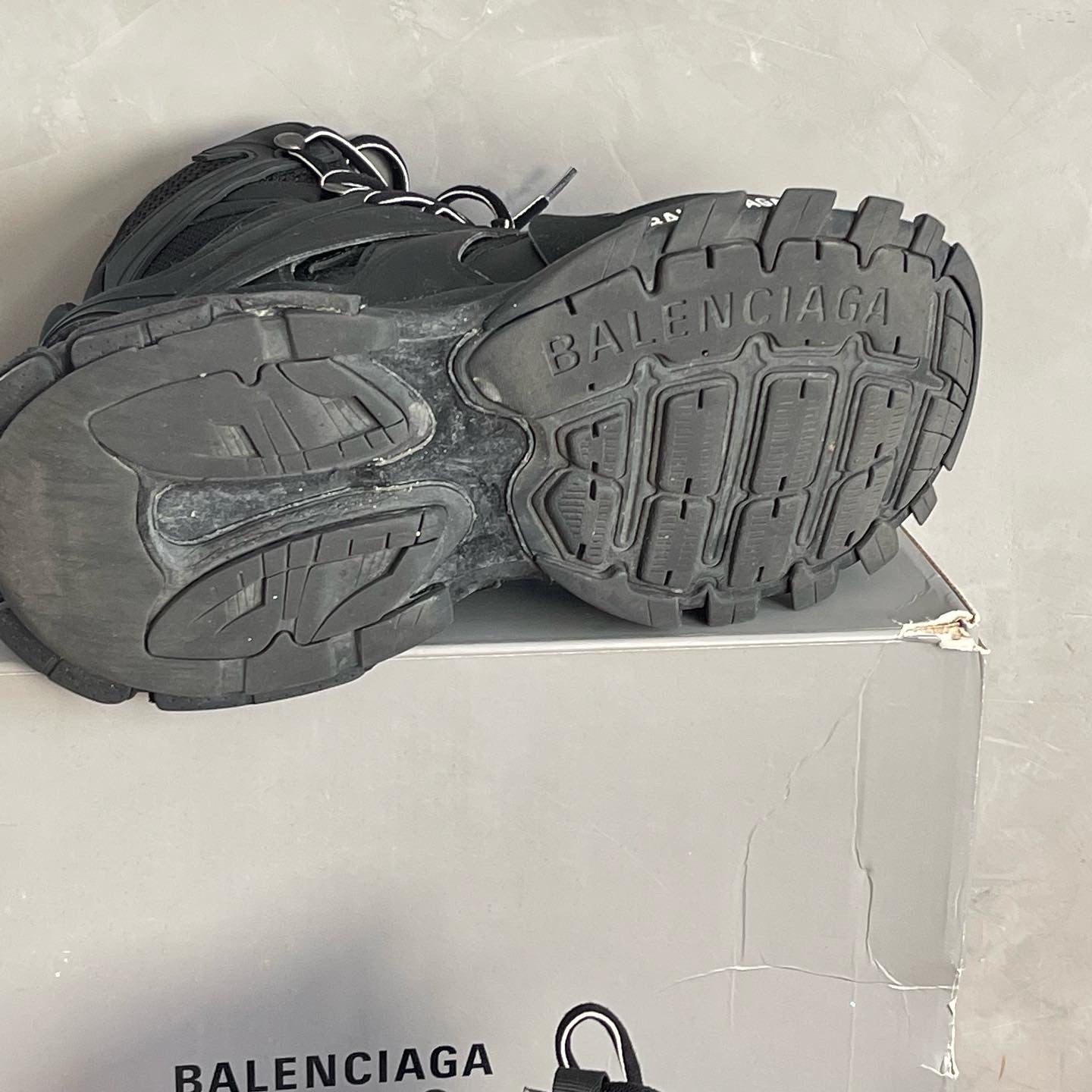 Balenciaga Hi-Top Tracker Sneakers