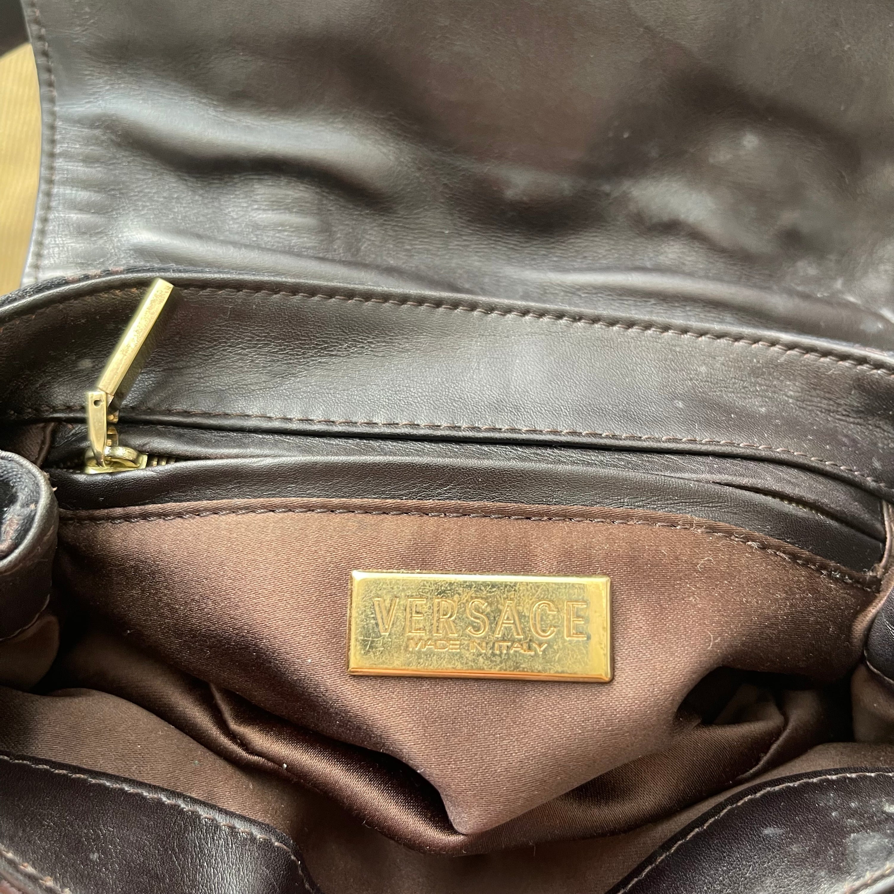 Versace Gold Medusa Baguette