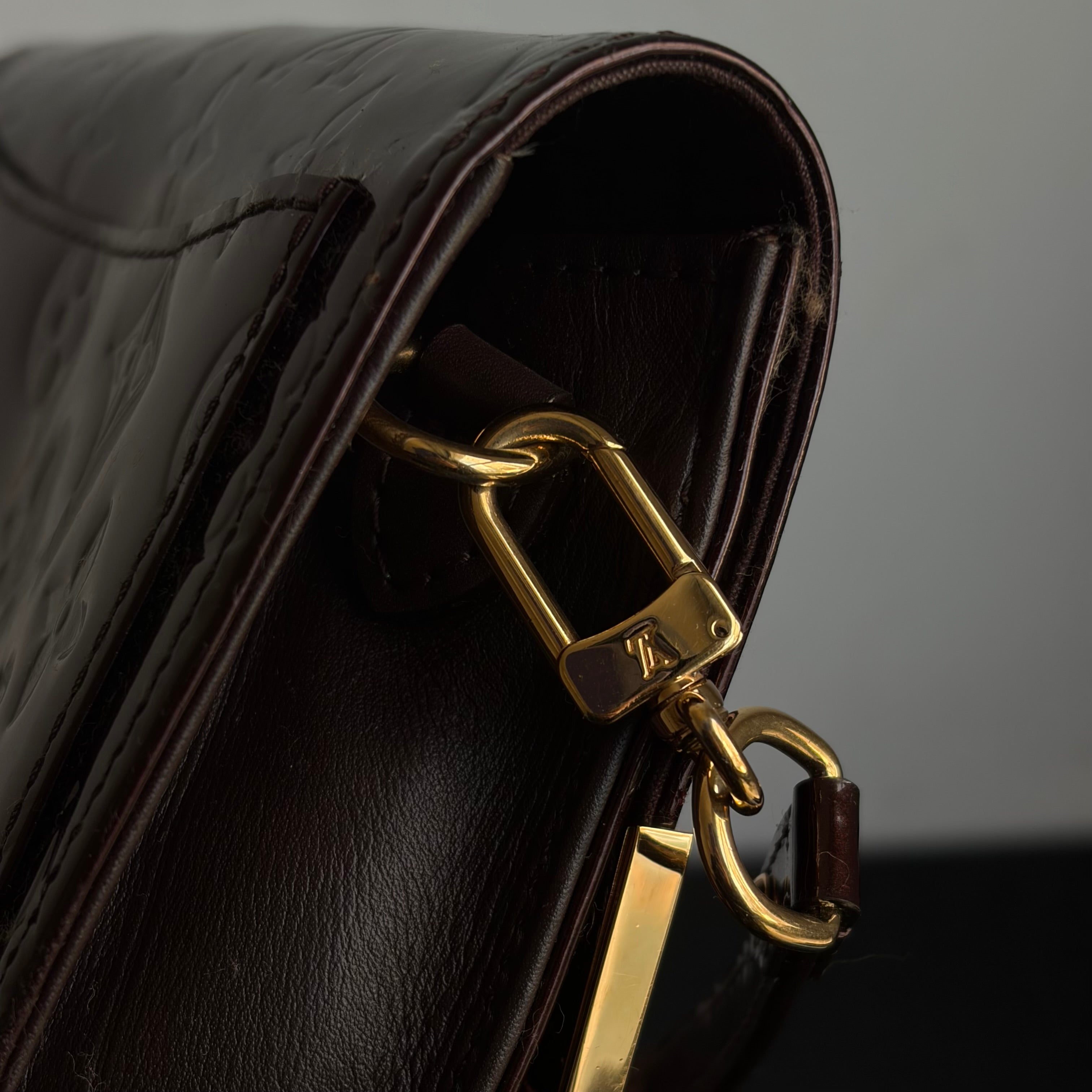 Louis Vuitton Amarante Monogram Vernis Rossmore PM Bag