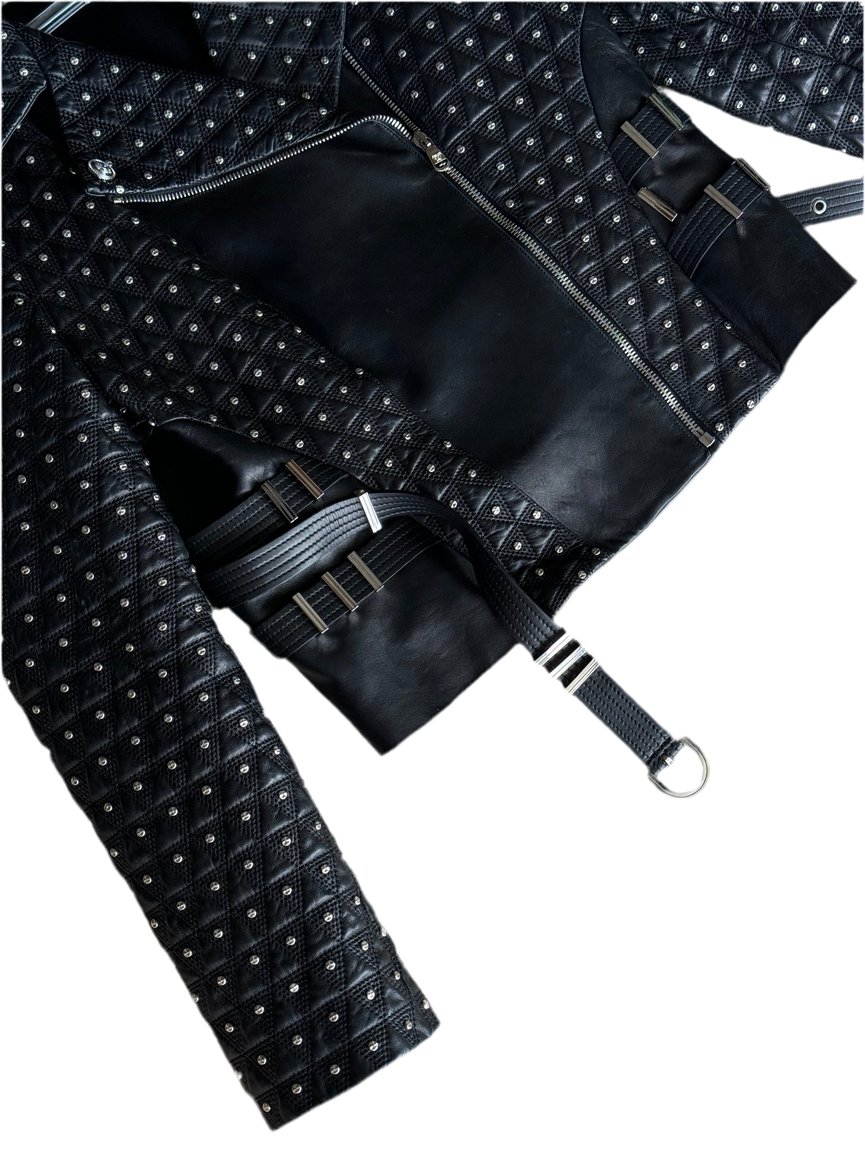 Versace Medusa Leather Jacket