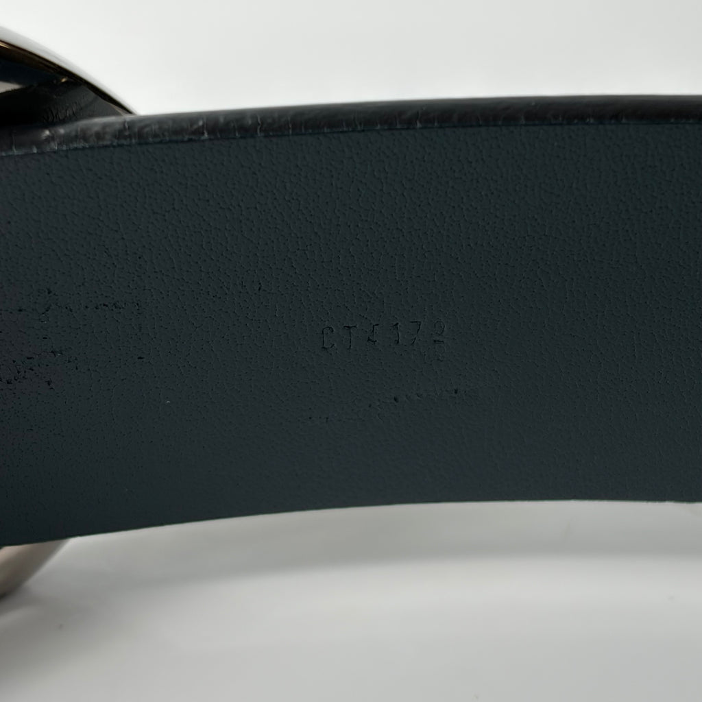 Louis Vuitton Blue Navy Leather Belt