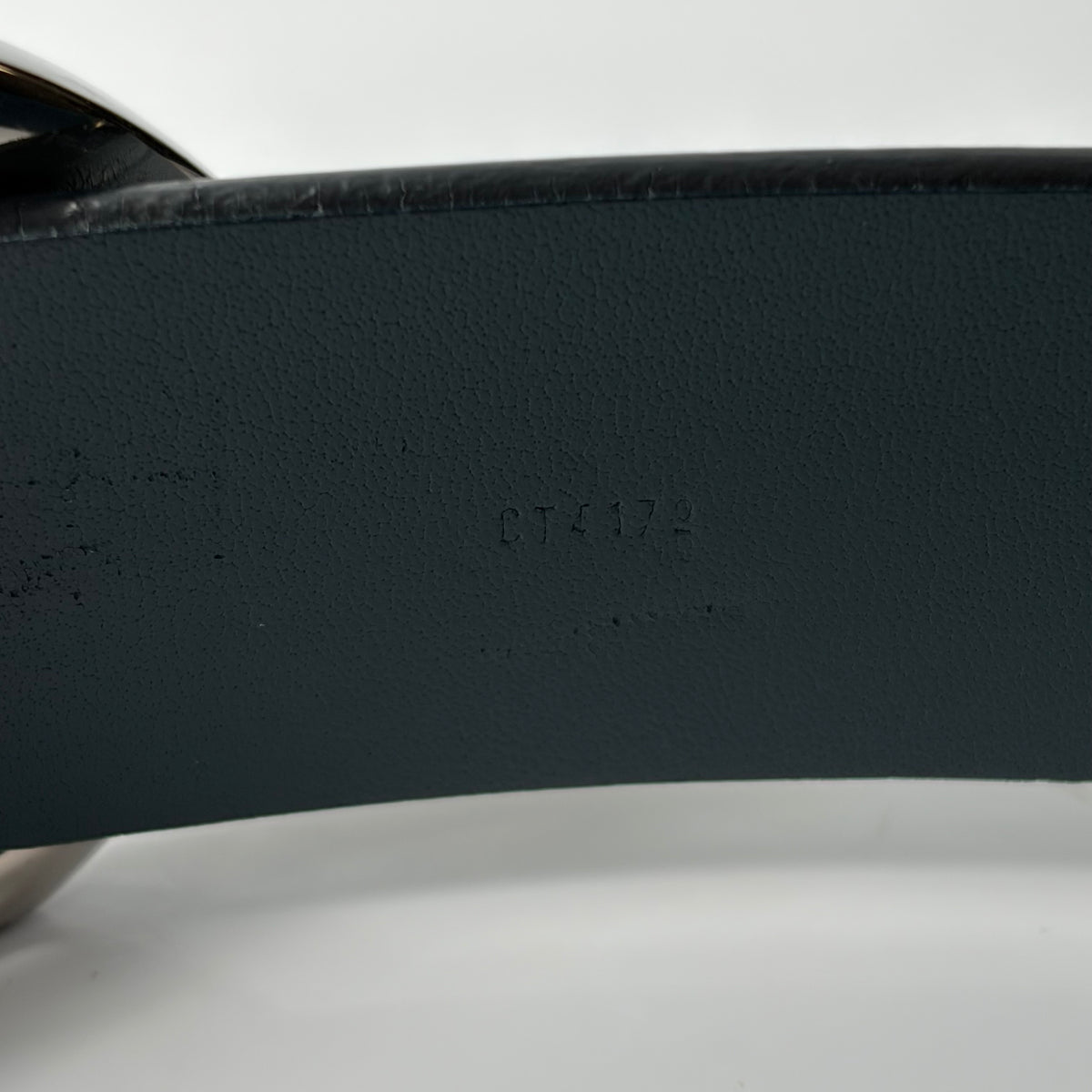 Louis Vuitton Blue Navy Leather Belt