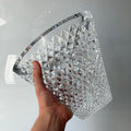 Crystal Diamond-Cut Vase