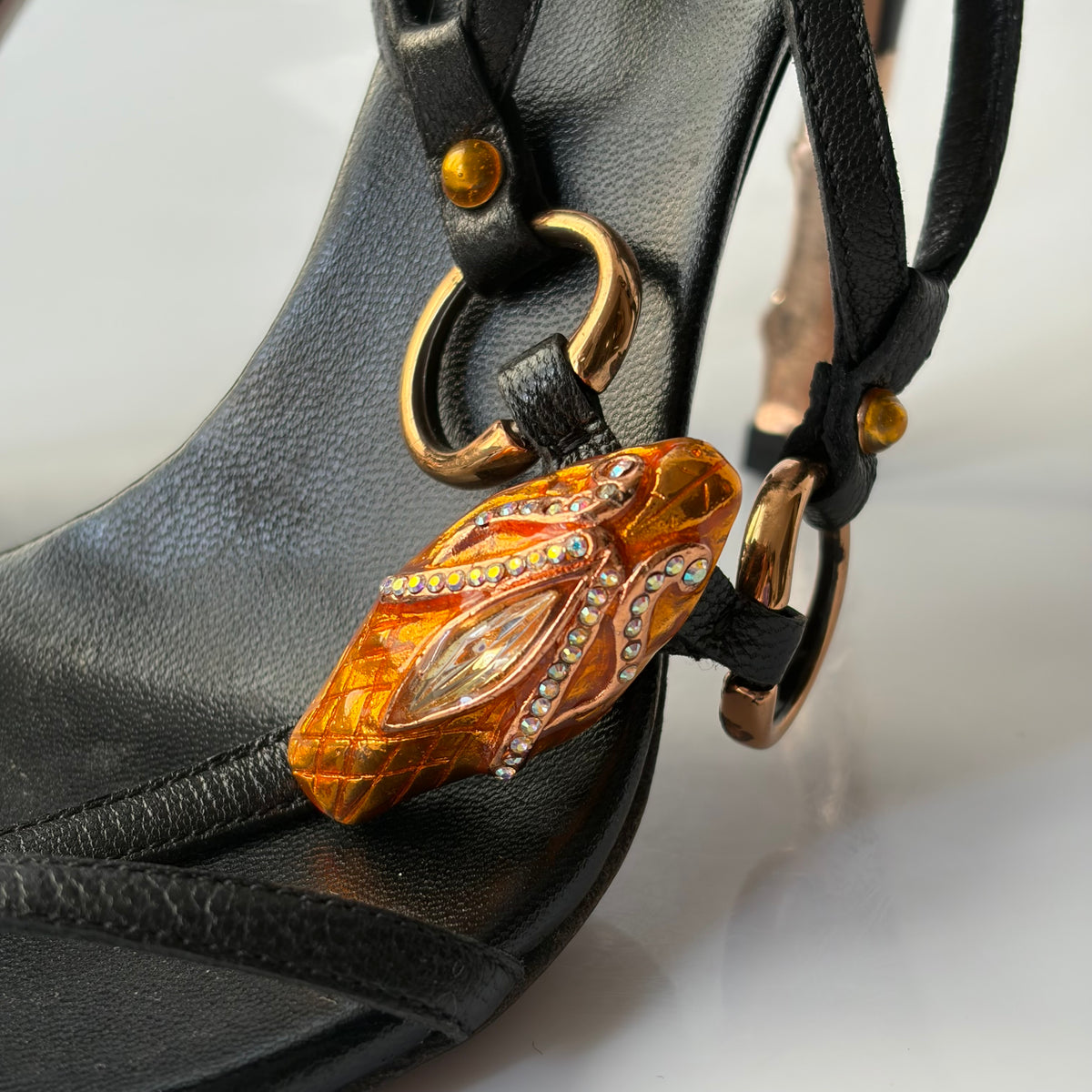 Gucci by Tom Ford S/S 2004 Snake Head Heels