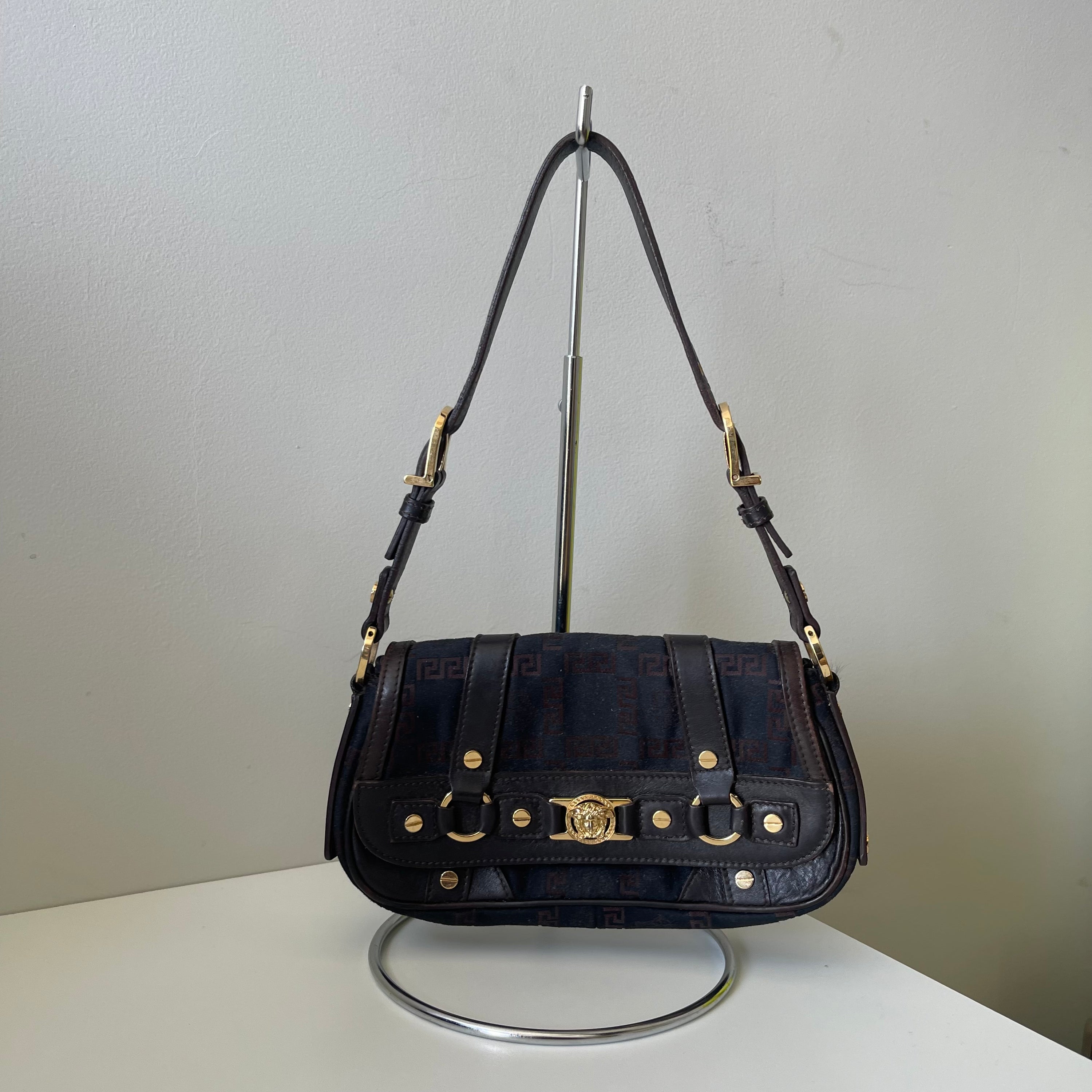 Versace Gold Medusa Baguette