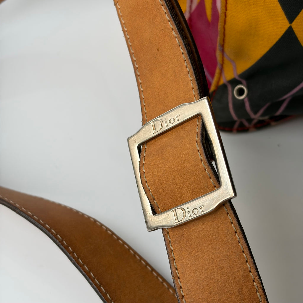Christian Dior by John Galliano 2004 Golf Collection Harlequin Bag