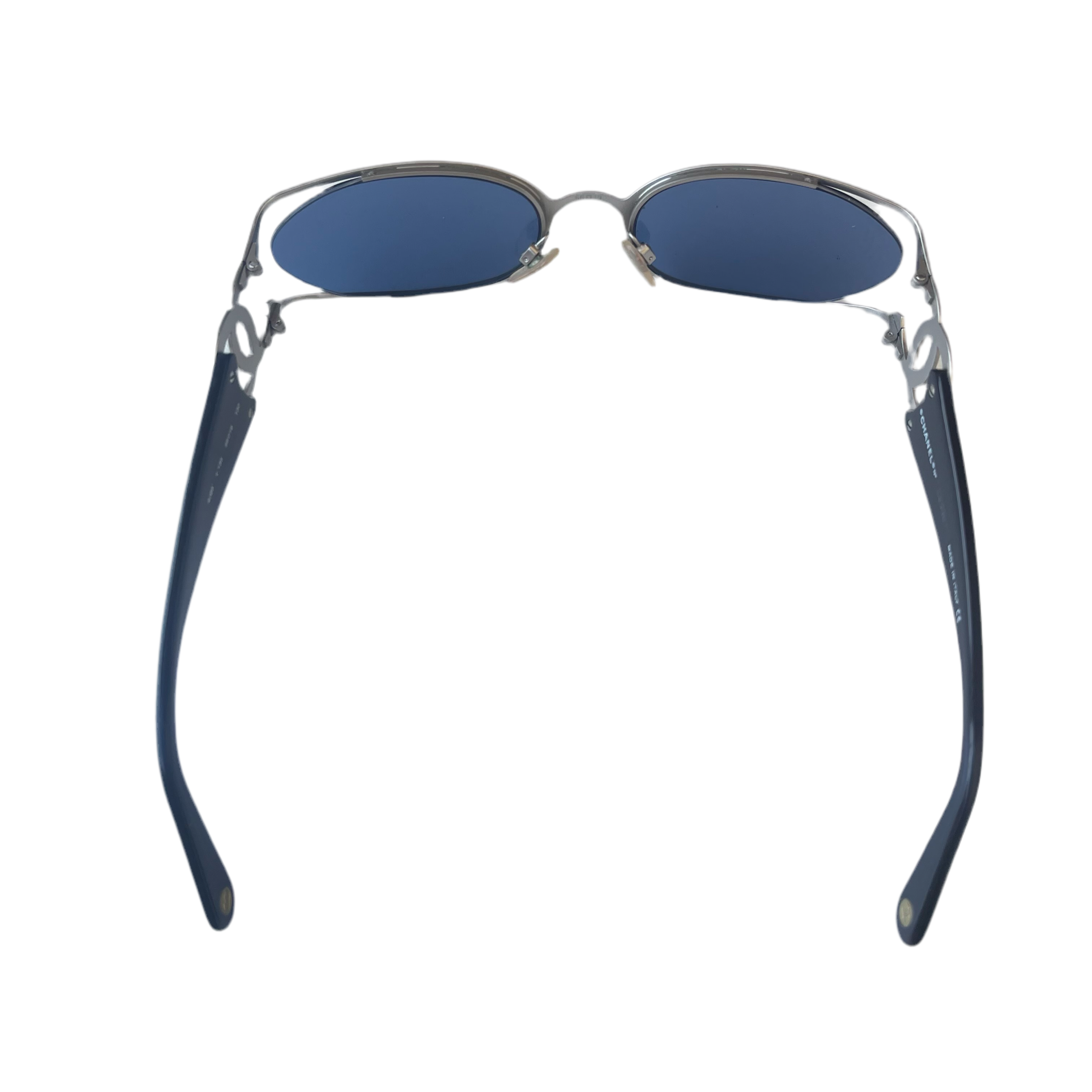 Chanel 90s Blue Sunglasses