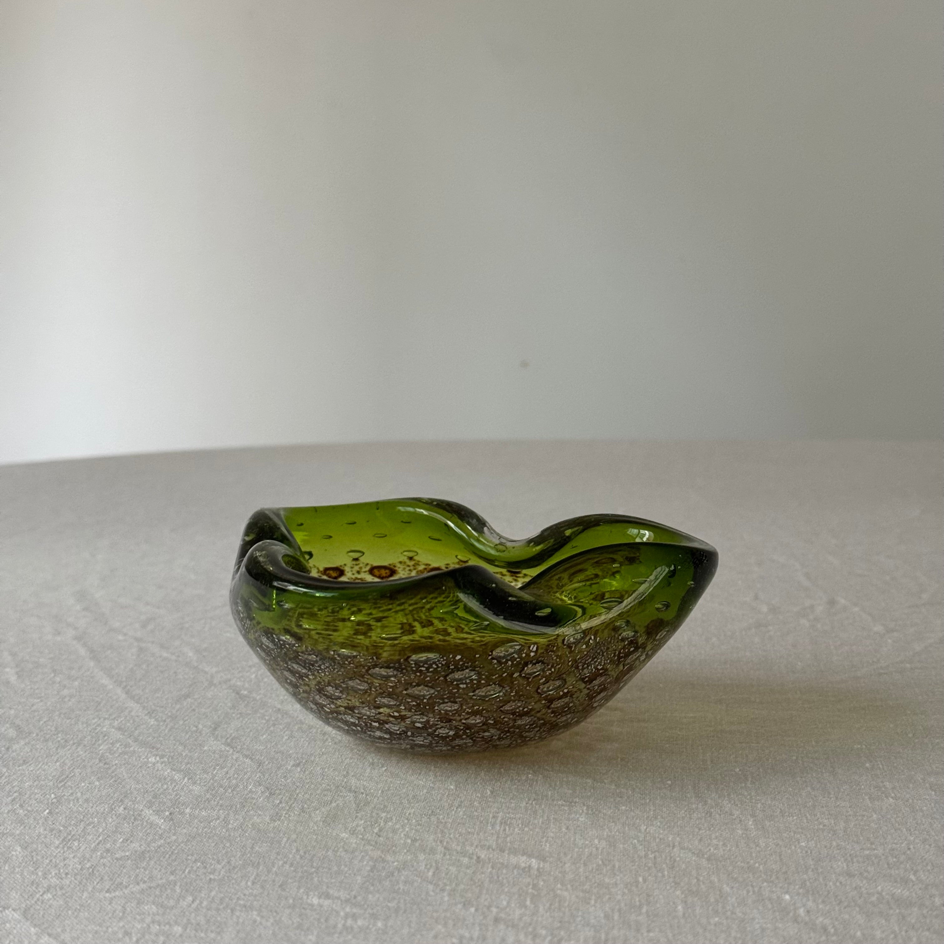 Cinzeiro Murano Verde