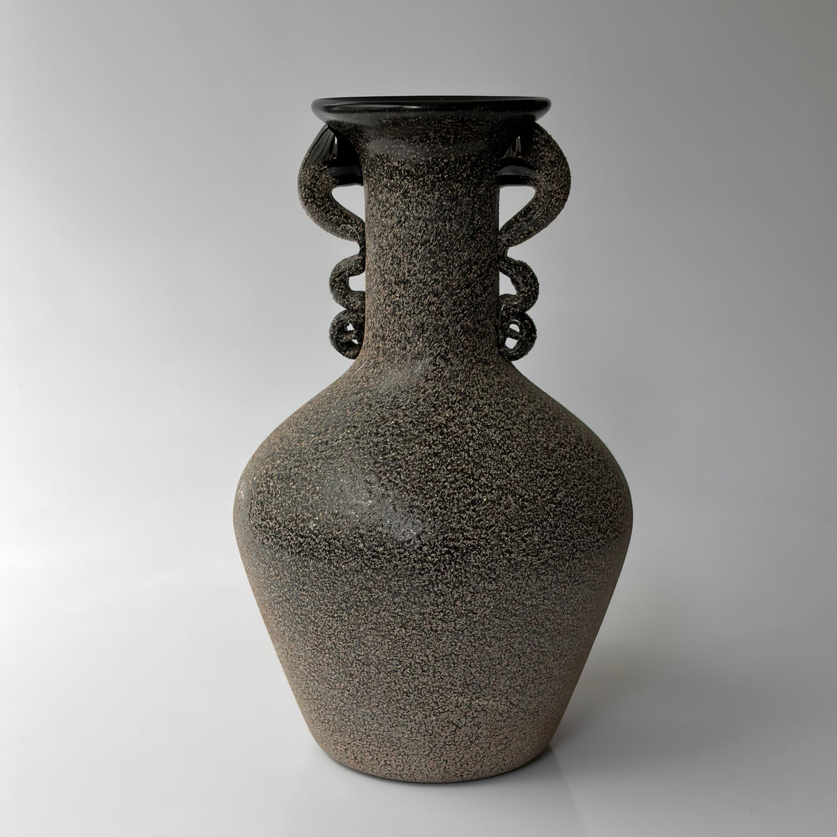Art Deco Scavo Glass Vase