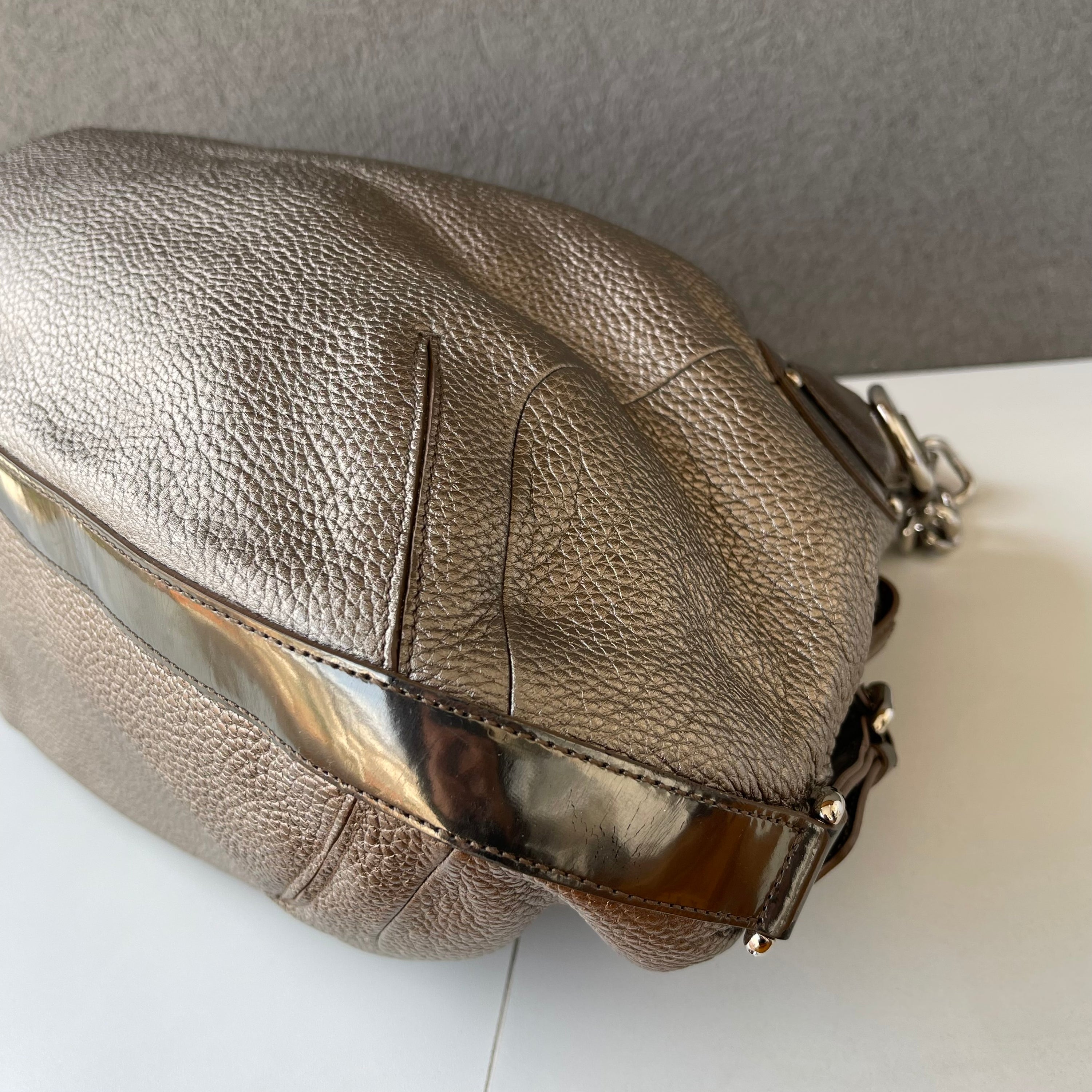 Versace Metallic Shoulder Bag