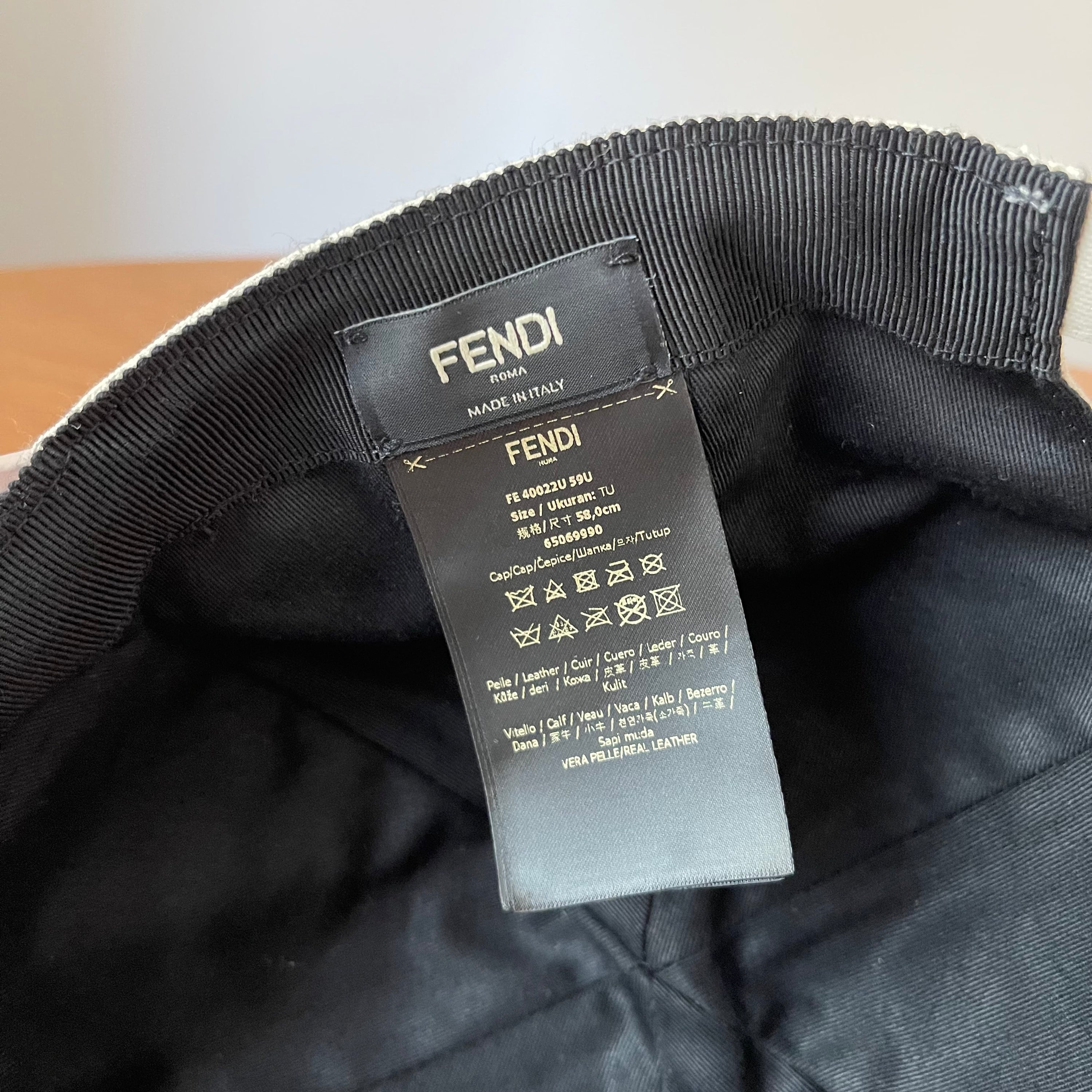Fendi 2021 F/W Pink Cap