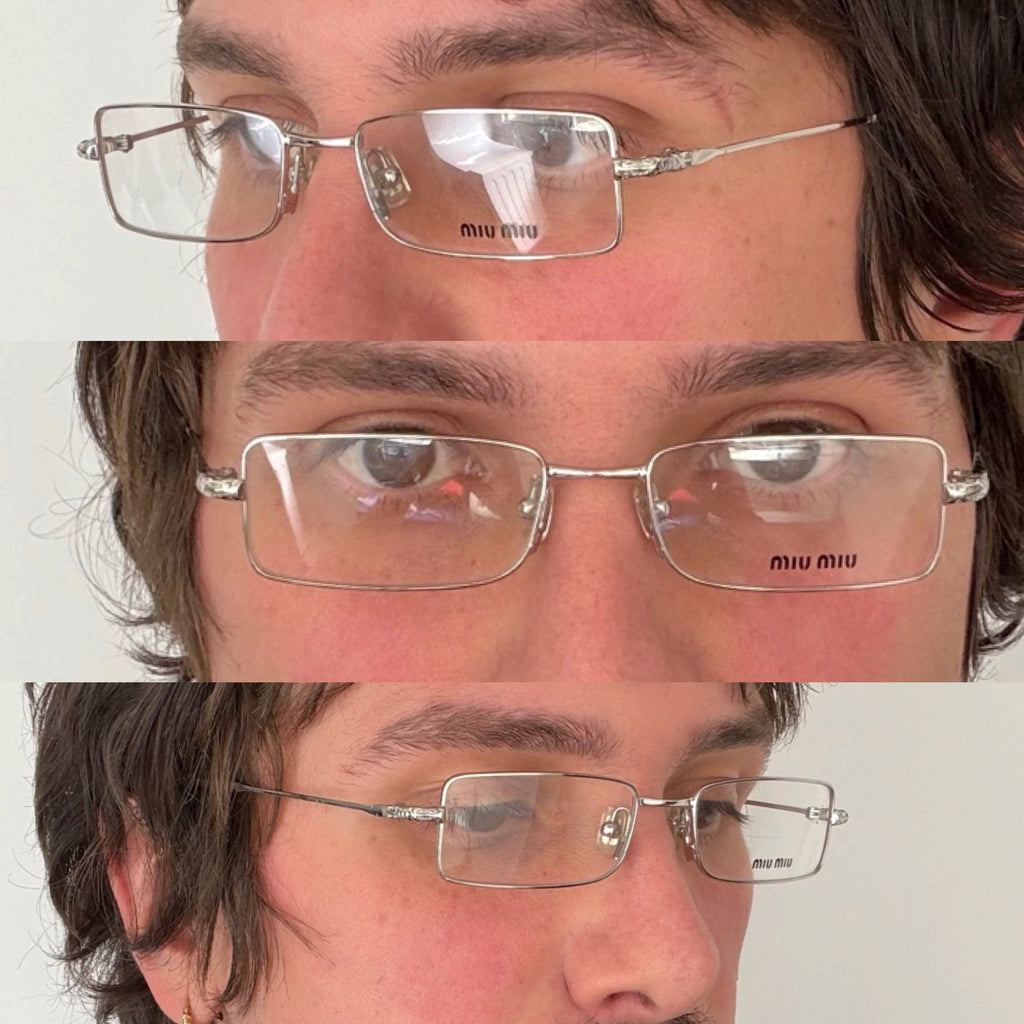 Miu Miu Silver Glasses