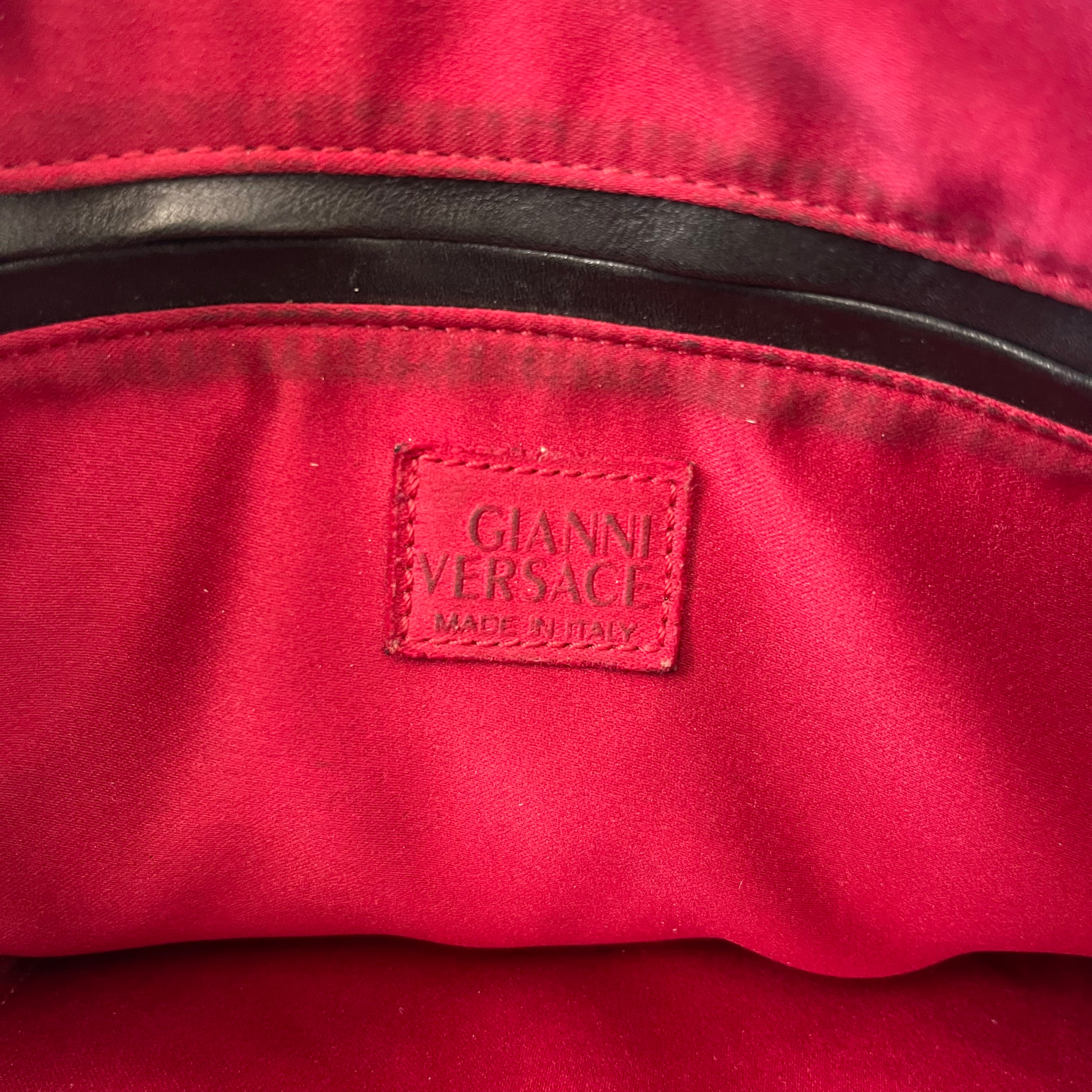 Gianni versace Leather Shoulder Bag