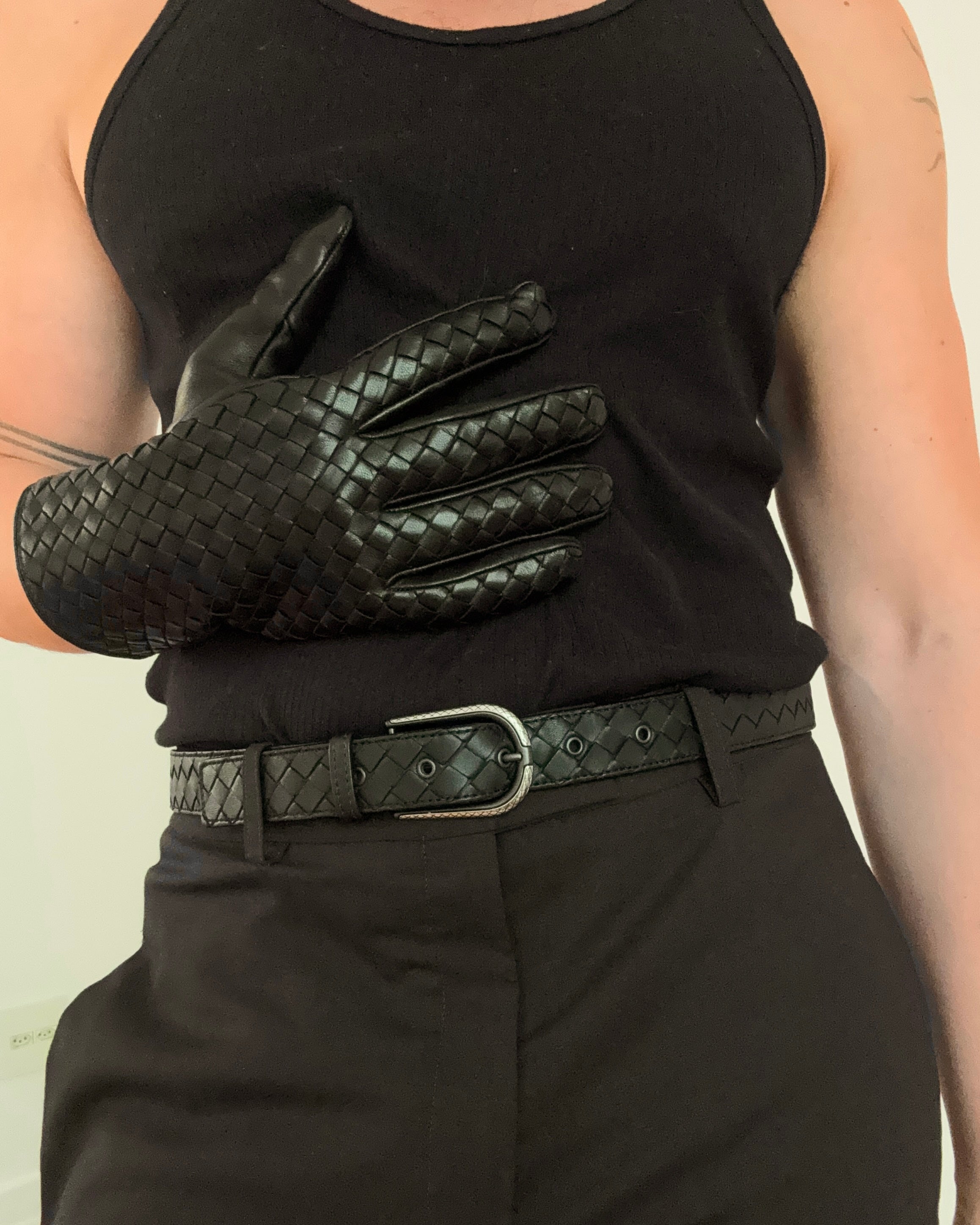 Bottega Veneta Intrecciato Leather Belt