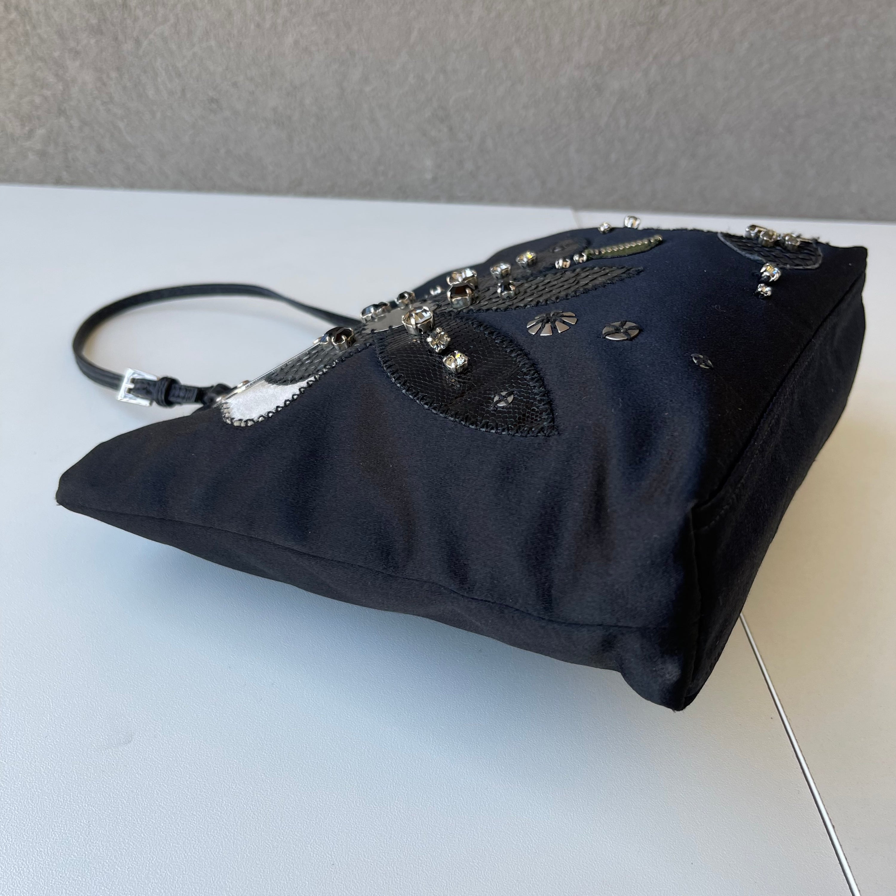 Prada Mini Satin Tote Bag