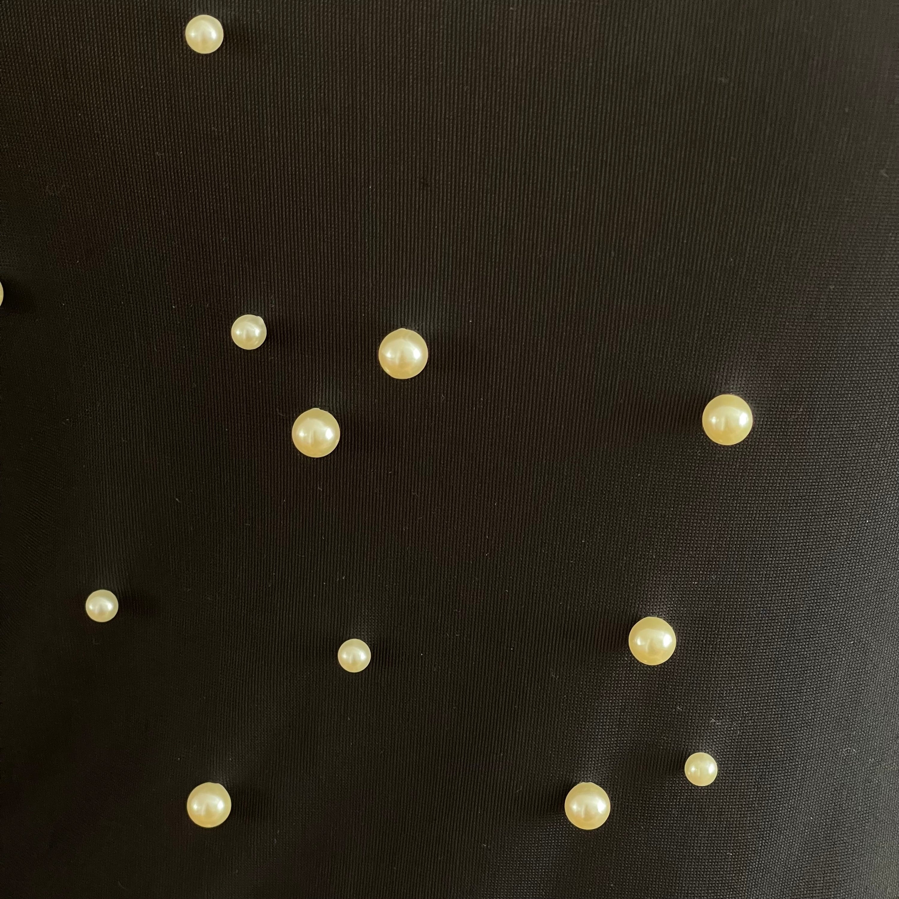 Chanel Black Pearl Embellished Tank Top