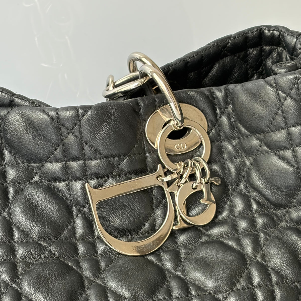 Christian Dior Soft Shopping Tote Cannage