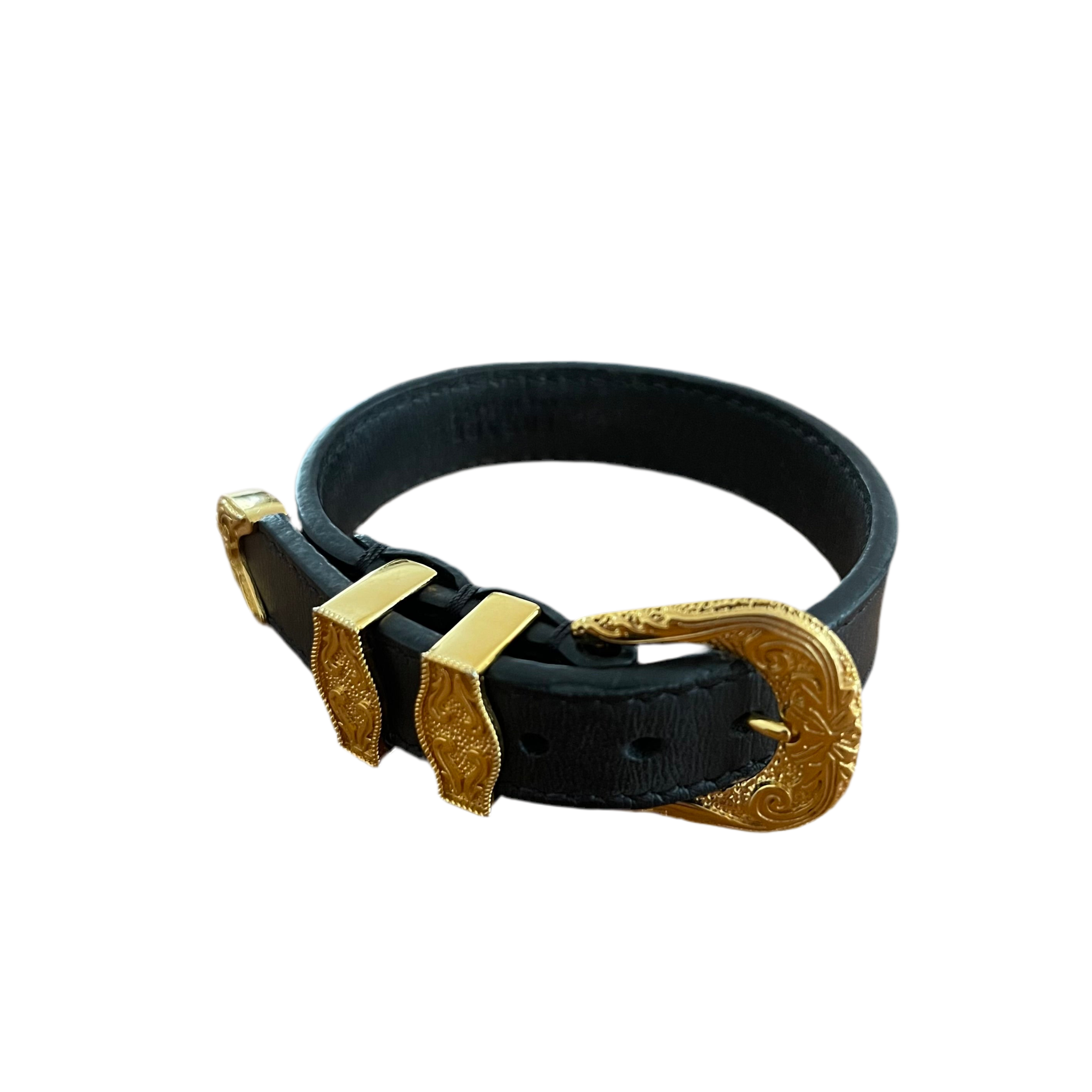 Versace Leather Bracelet