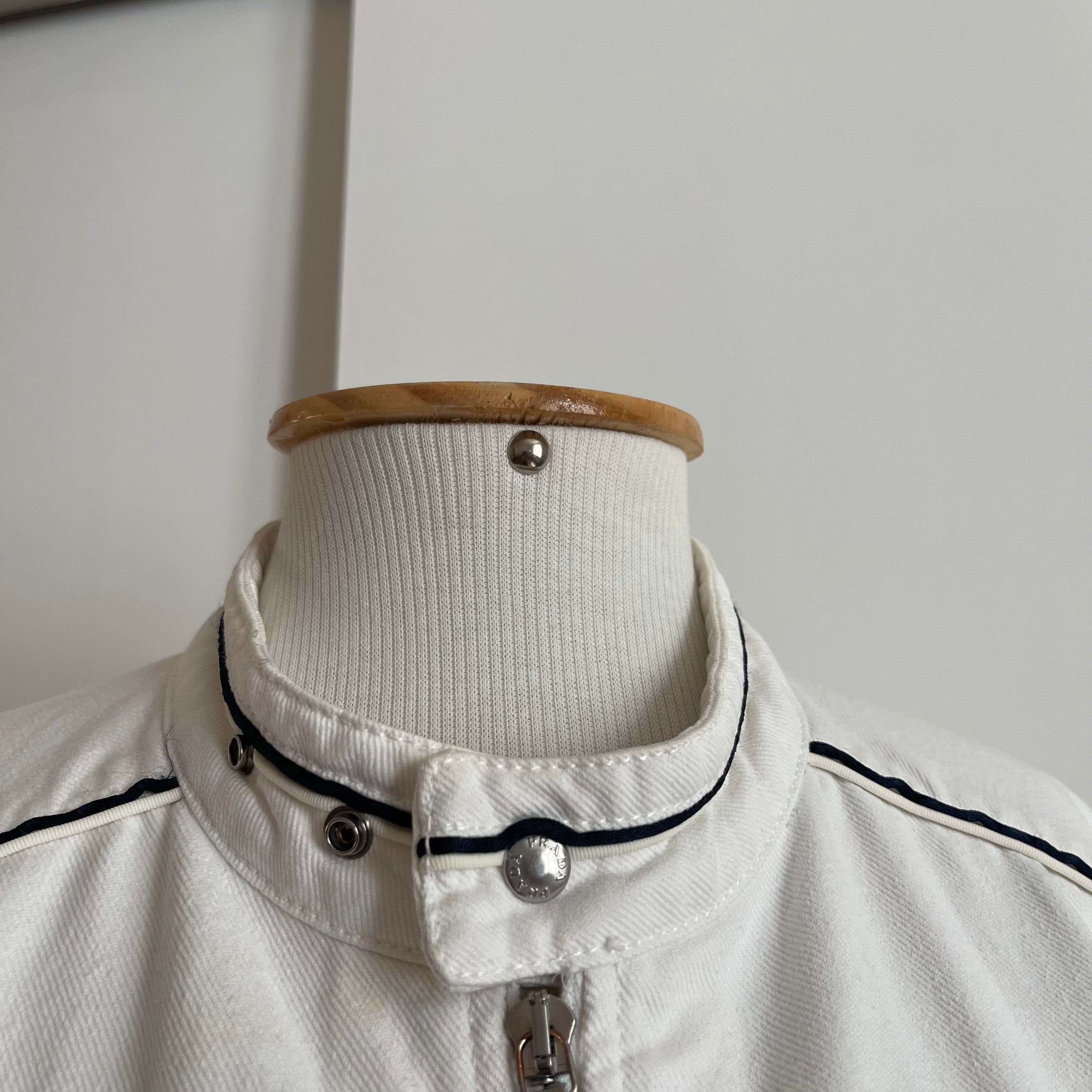 SS02 Prada Biker Linea Rossa Jacket