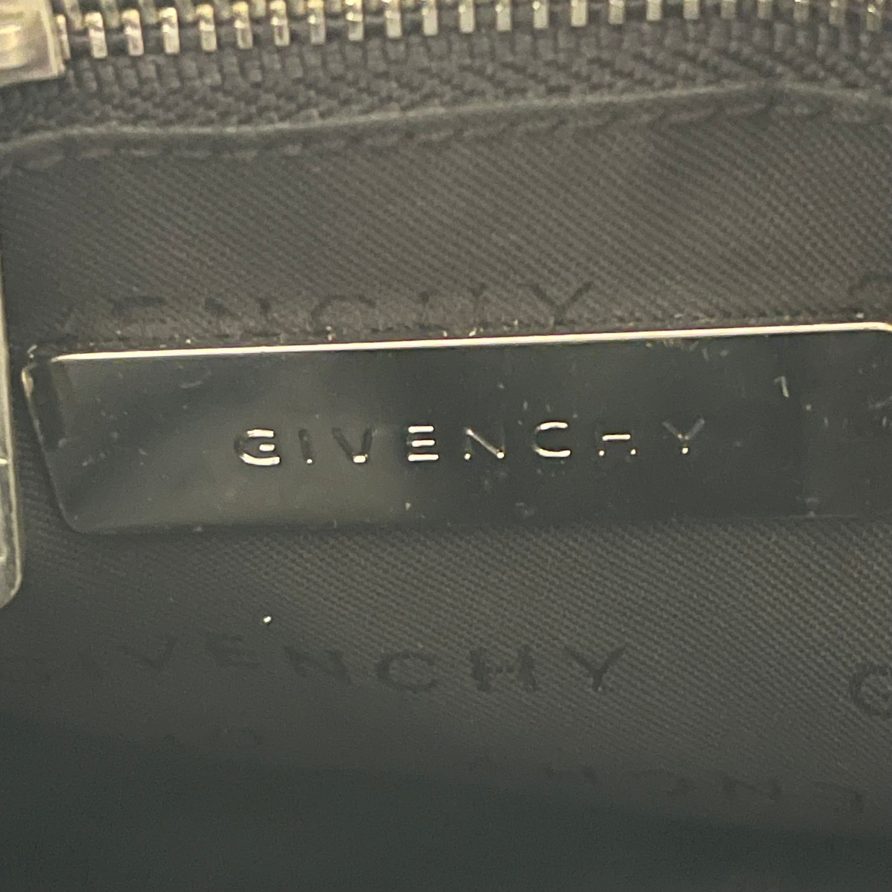 Givenchy Vintage Dark Brown Logo Hobo Bag