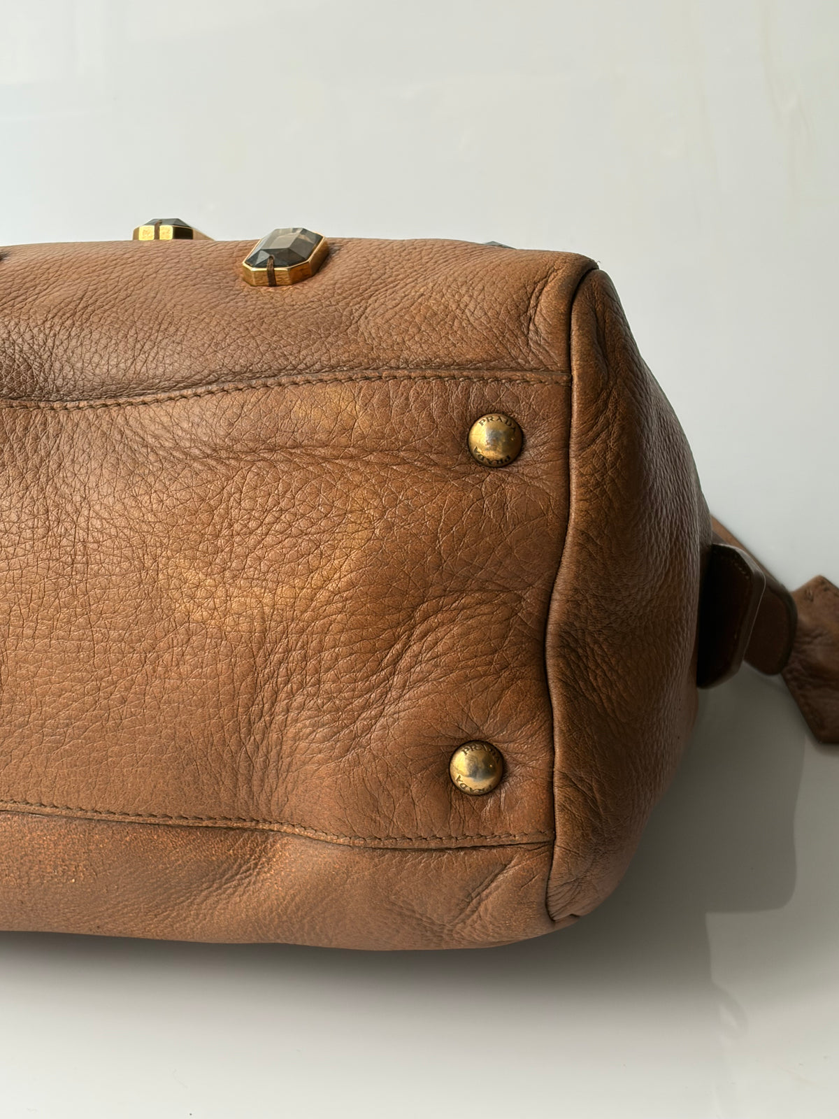 Prada Bauletto Pietre Cervo Bag