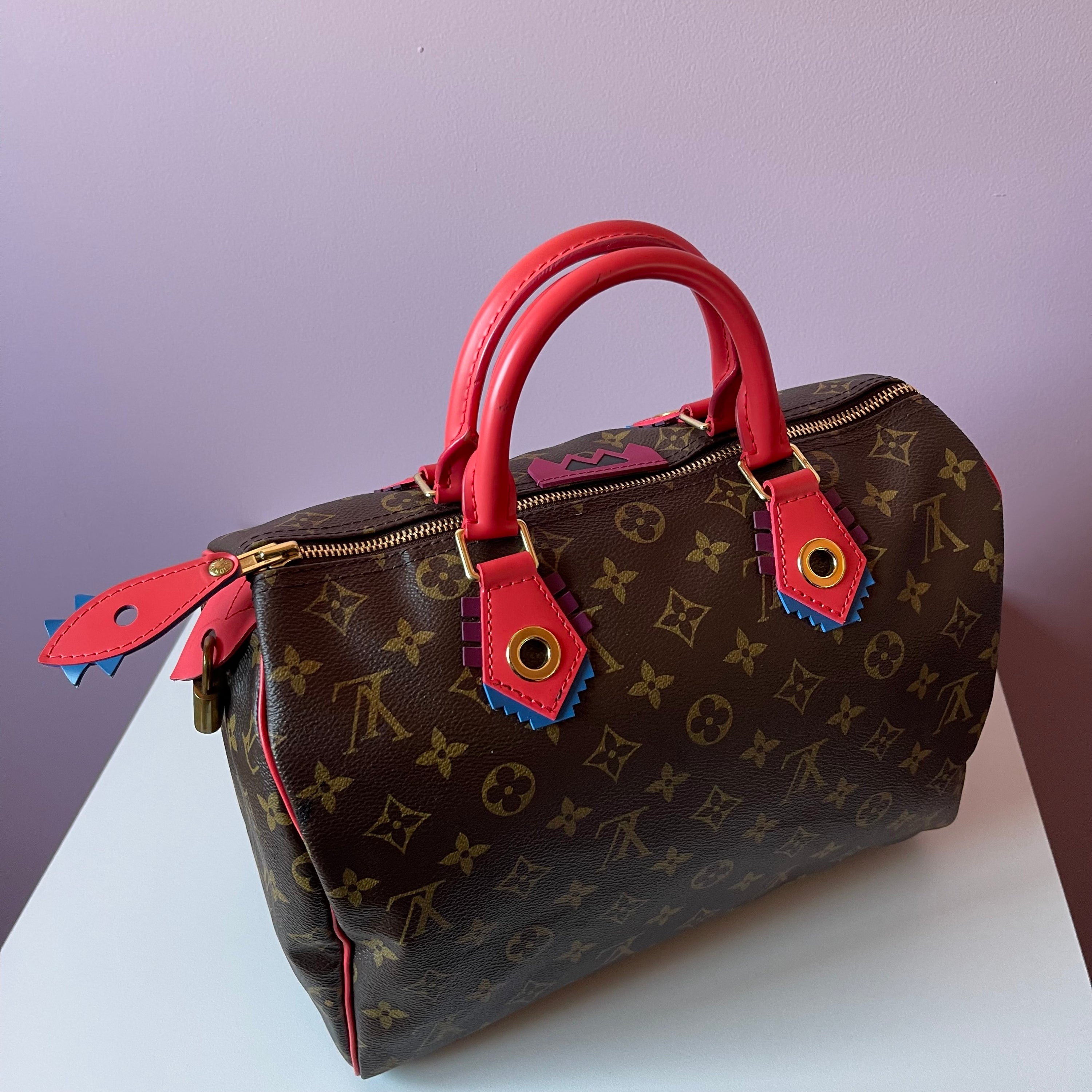Louis Vuitton Monogram Totem Speedy 30 Bag