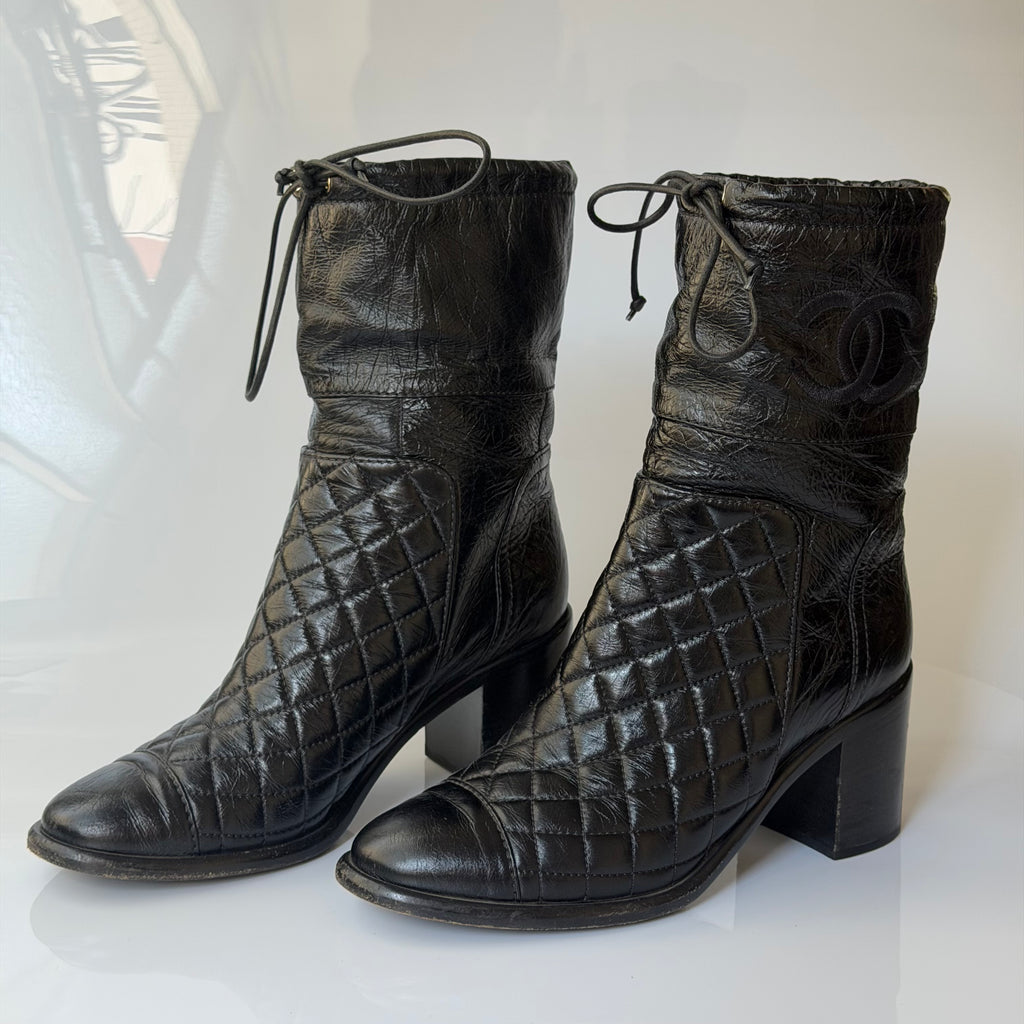 Chanel Biker Boots