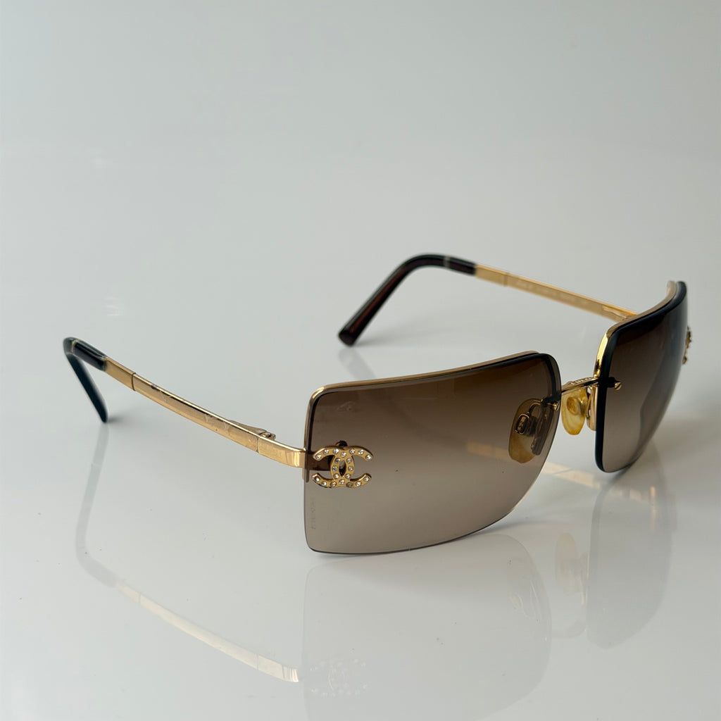 Chanel 4092-B Crystal Sunglasses