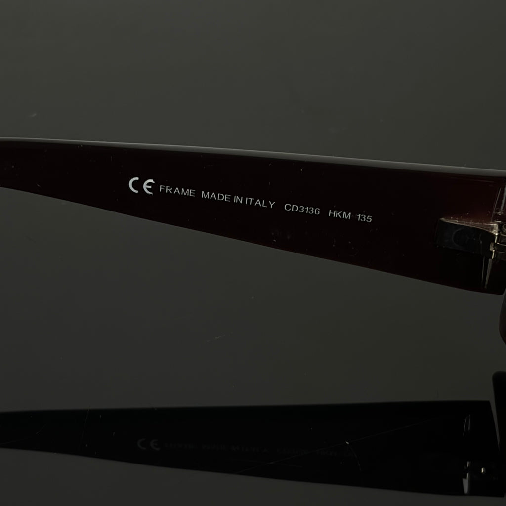 Christian Dior D Flowers Frame Glasses