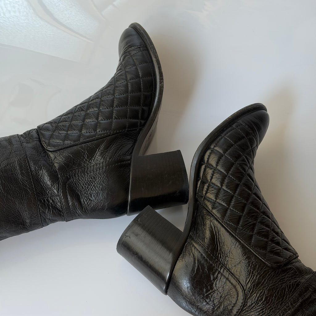 Chanel Biker Boots