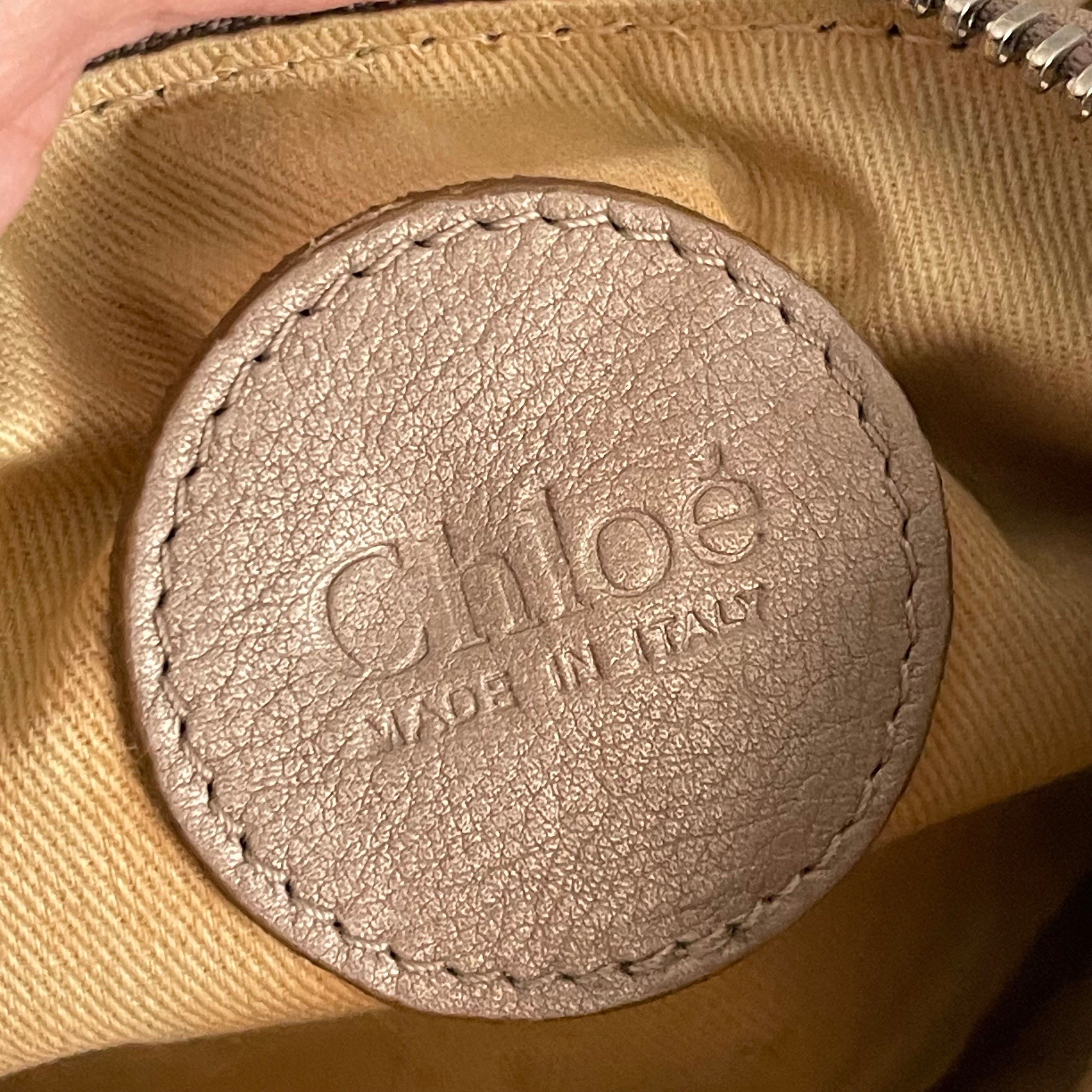 Chloé Mini Paddington Metallic Leather Shoulder Bag