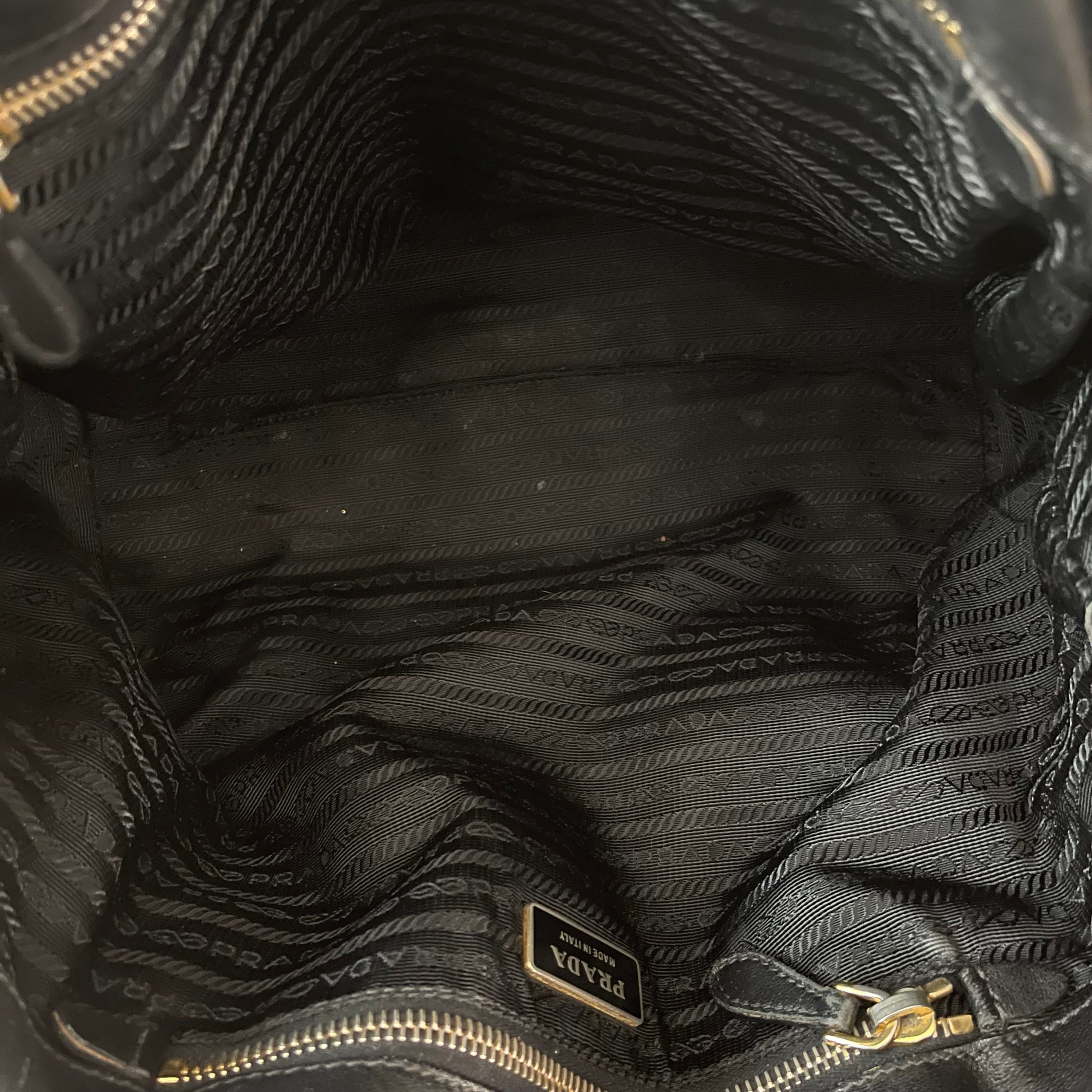 Prada Nylon Origami Pleated Tote