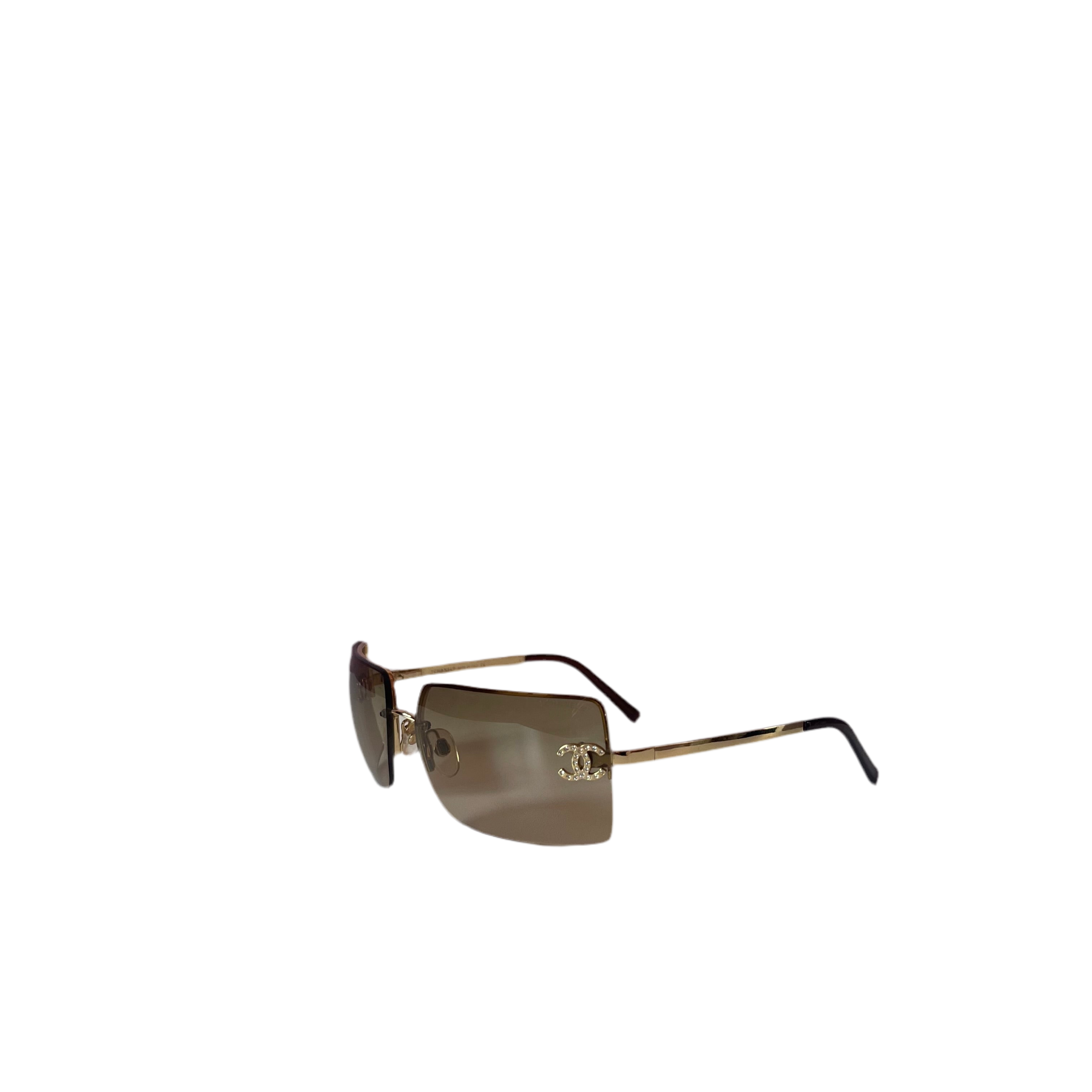 Chanel 4092-B Crystal Logo sunglasses