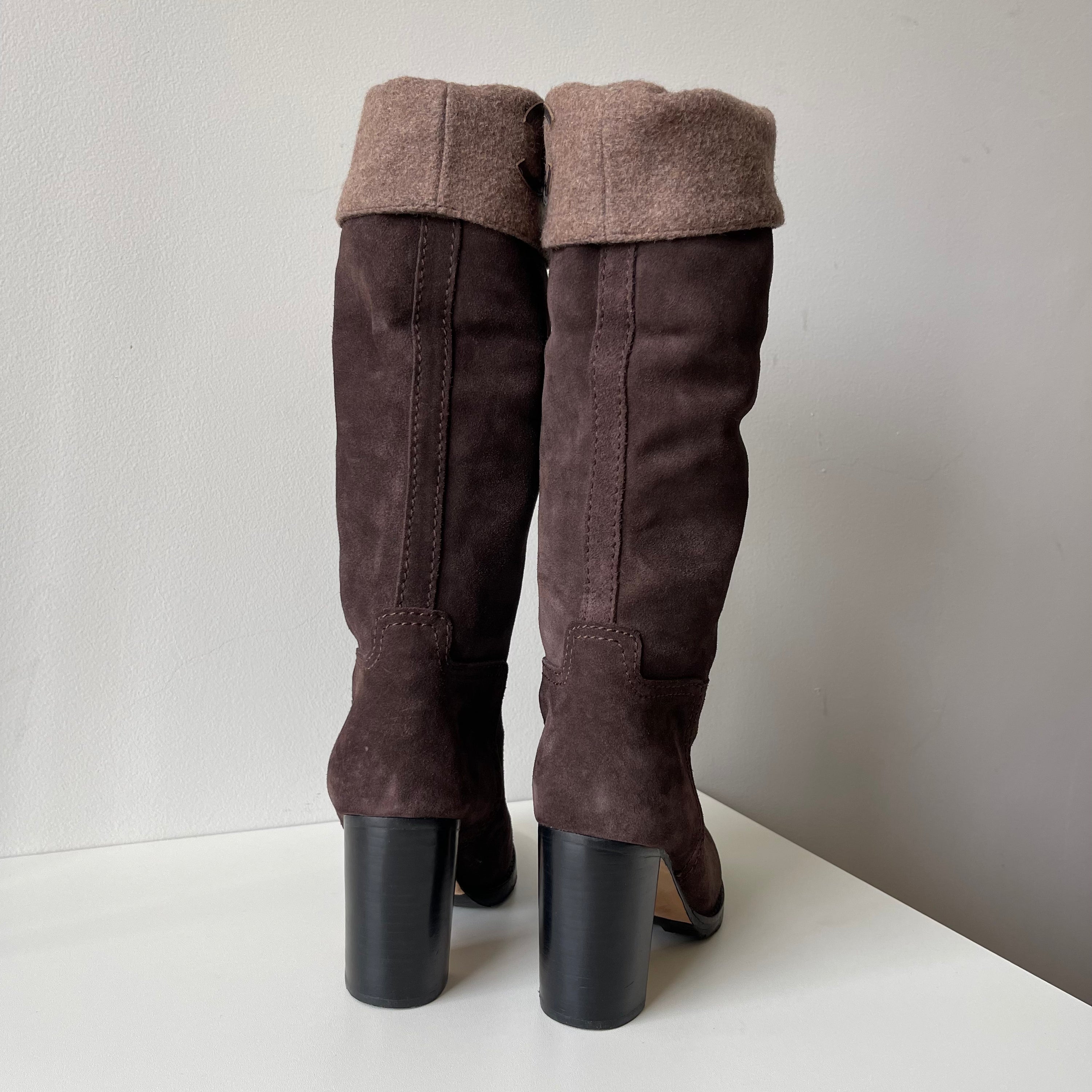 Chanel Suede Boots