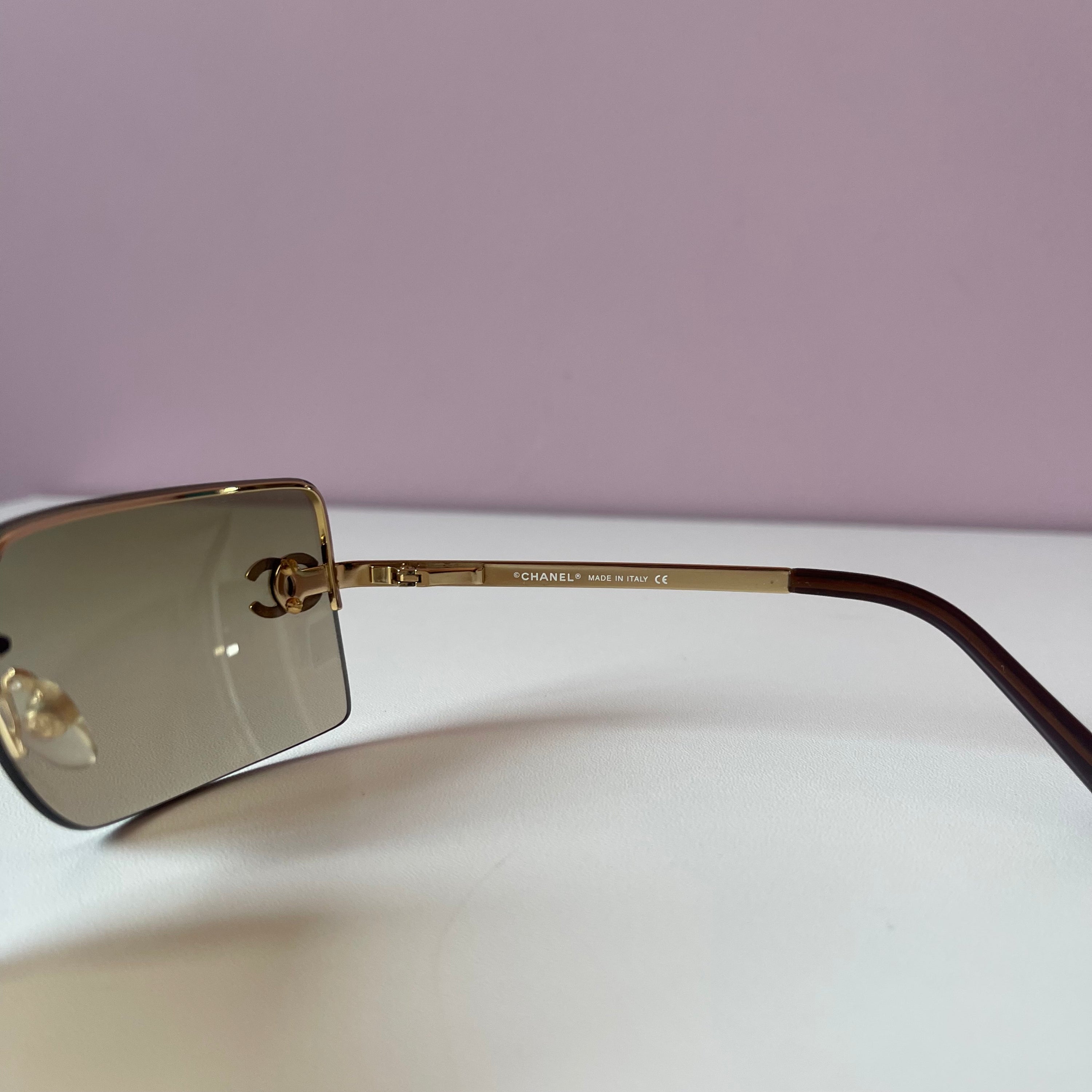 Chanel 4092-B Crystal Logo sunglasses