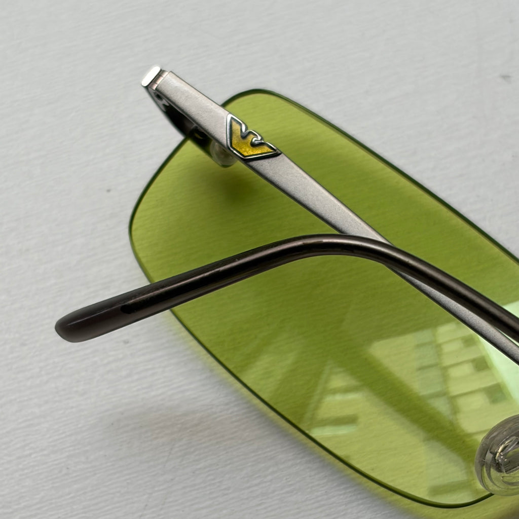 Vintage Armani Neon Green Sunglasses