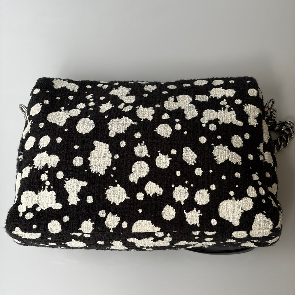 Chanel Paint Splatter Tweed Flap Bag