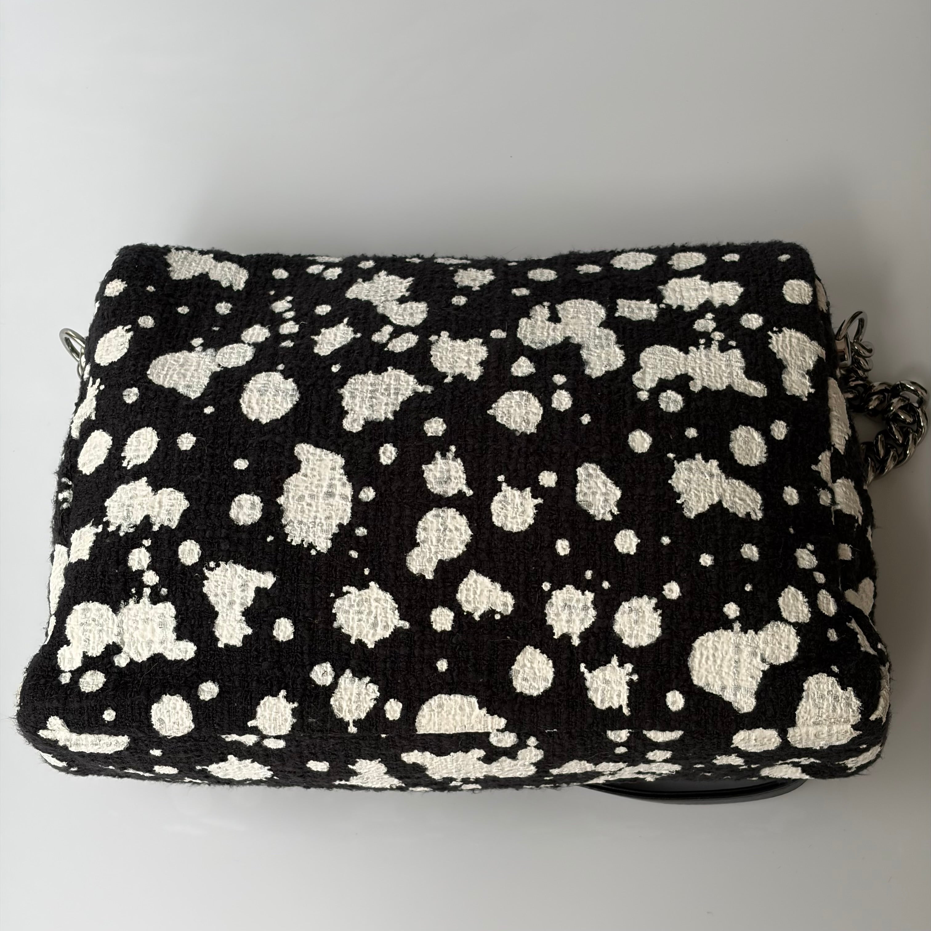 Chanel Paint Splatter Tweed Flap Bag