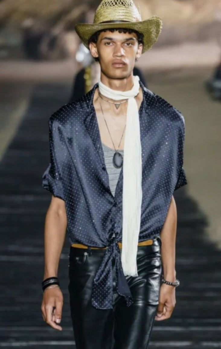 Yves Saint Laurent mini Studs Shirt